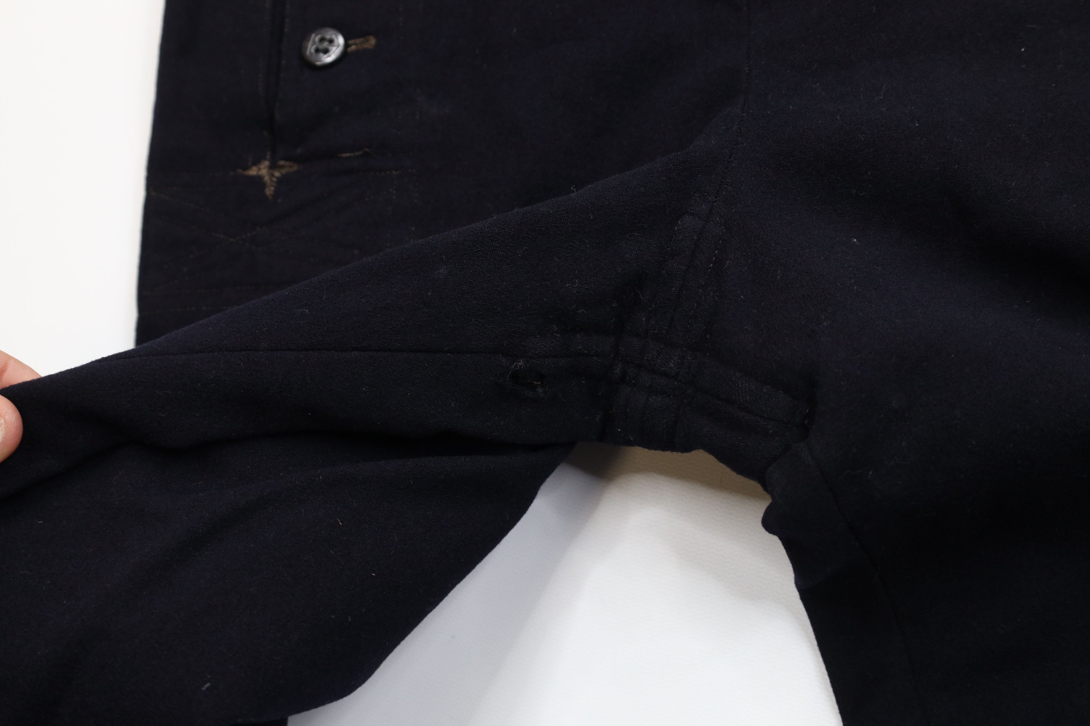 Vintage Vintage 40s 50s World War II Jack Wool Bell Bottoms Pants Size US 30 / EU 46 - 5 Thumbnail