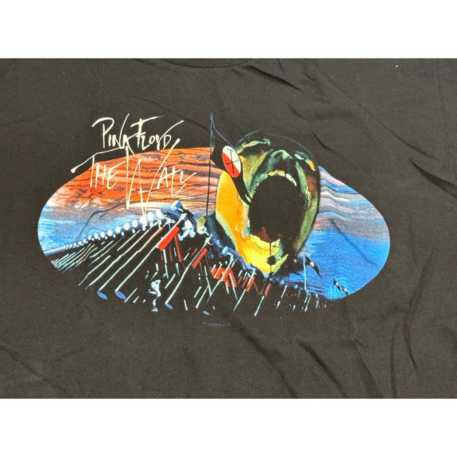 Vintage VINTAGE Pink Floyd The Wall T-Shirt 90s Black XL Mens Size US XL / EU 56 / 4 - 2 Thumbnail