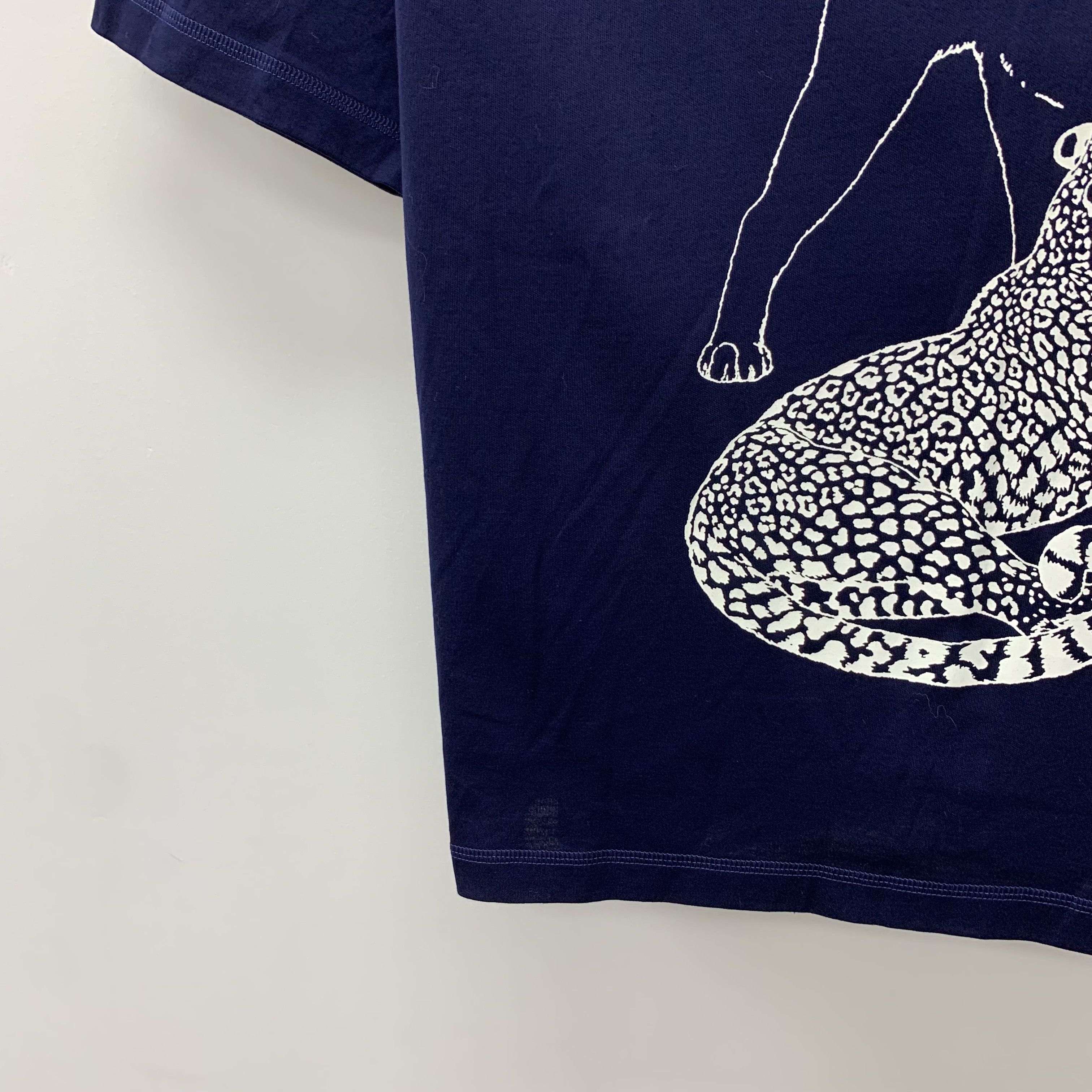 Hermes CW0450 Hermès Navy Blue Hooded Cotton T-Shirt Size XXS / US 00 / IT 34 - 4 Thumbnail