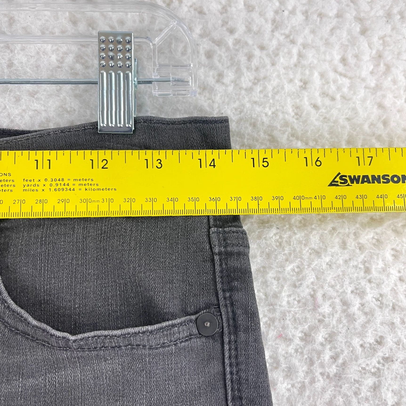 Madewell Madewell Black Denim 9" Mid-Rise Skinny Jeans Womens Size 27 Casual Size 27" / US 4 / IT 40 - 7 Thumbnail
