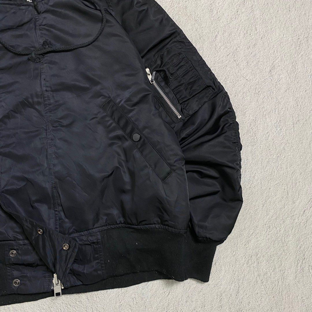 If Six Was Nine Japanese Duck down Bomber Fur jacket Size US L / EU 52-54 / 3 - 2 Thumbnail