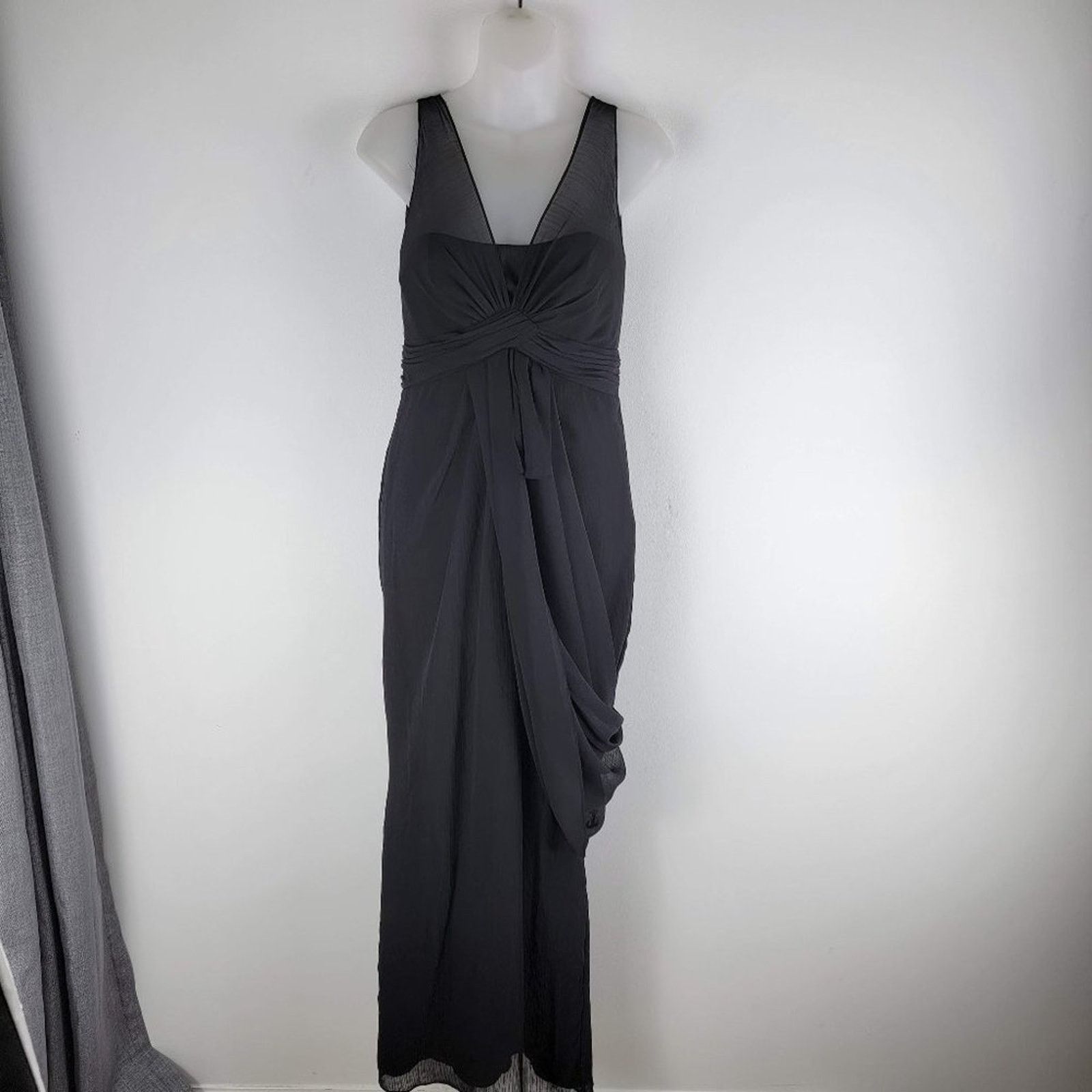 vera wang long sleeve gown