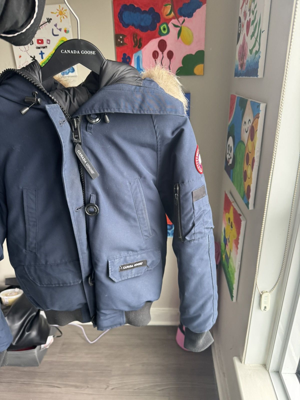 Canada Goose Navy Blue Chilliwack Bomber Size M / US 6-8 / IT 42-44 - 4 Thumbnail