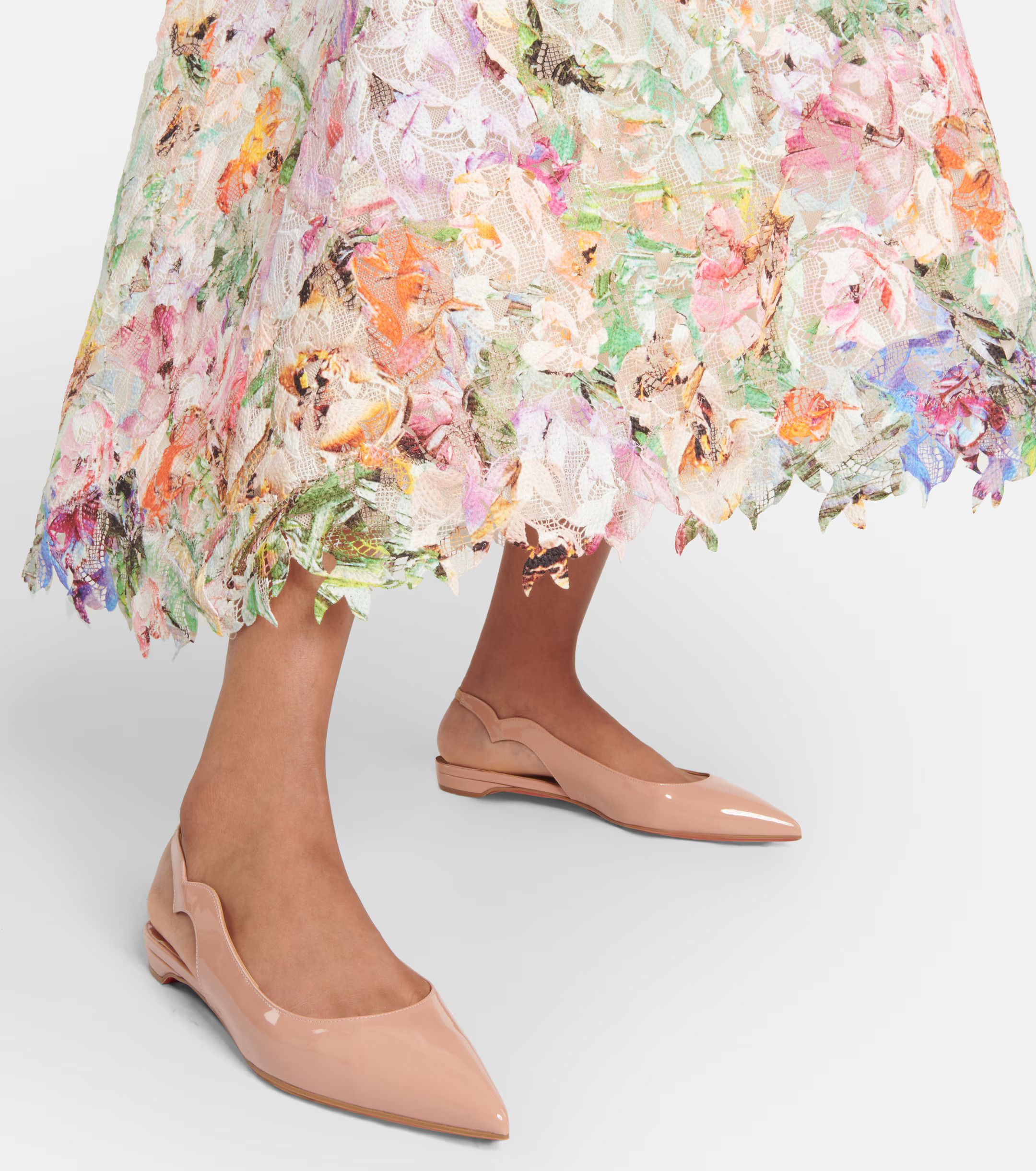 Christian Louboutin o1s1wg111025 Flats in Beige Size US 6 / IT 36 - 4 Thumbnail