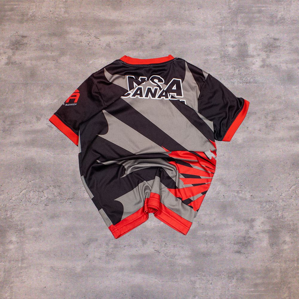Japanese Brand Vintage VTG Y2K 2000's 00's Canada Clow Pitch AOP Jersey Size US XS / EU 42 / 0 - 2 Thumbnail