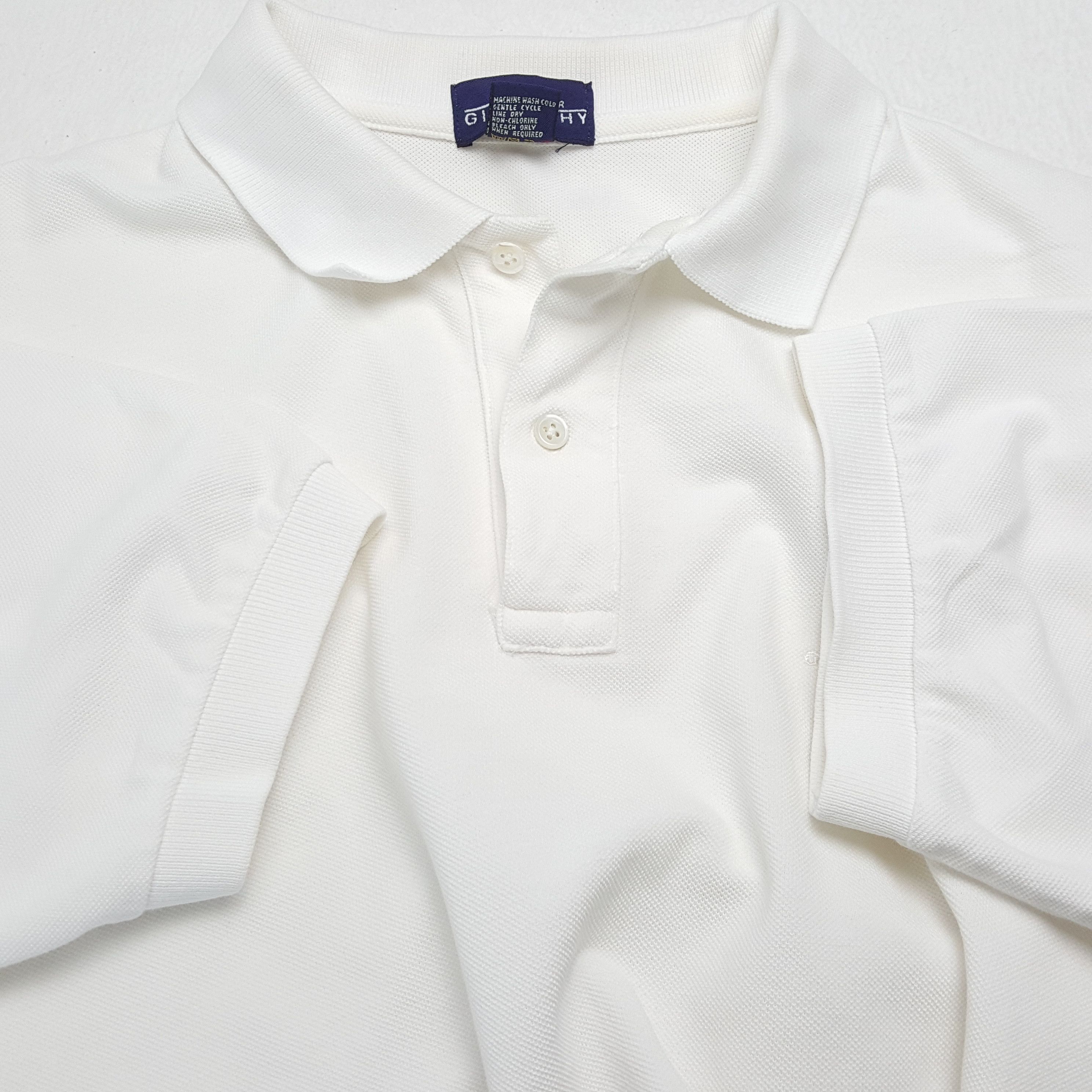 Givenchy × Vintage Vintage GIVENCHY Italian Brand White Polos Shirt Size US L / EU 52-54 / 3 - 5 Thumbnail