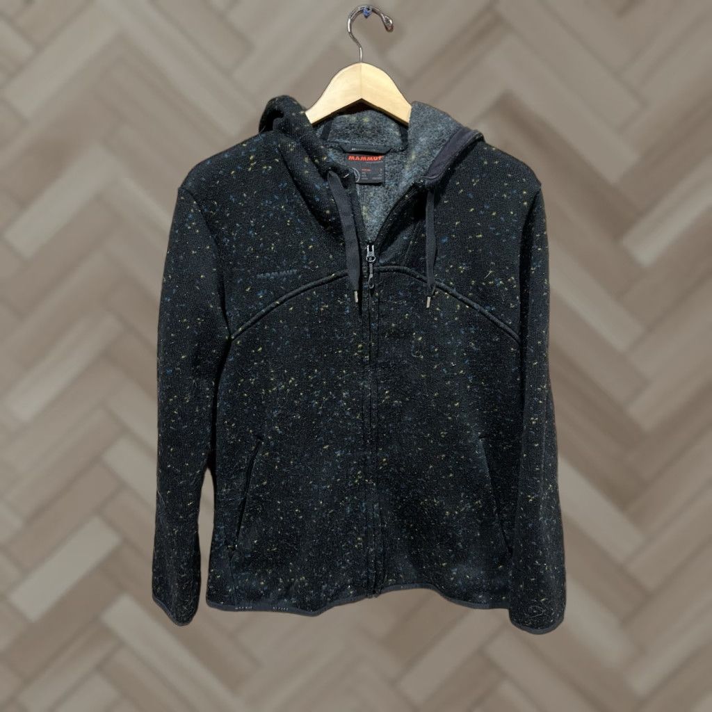 Mammut Mammut Jacket Womens Blue Fleece Full Zip Hooded Long Sleeve Sz L Size L / US 10 / IT 46 - 1 Thumbnail