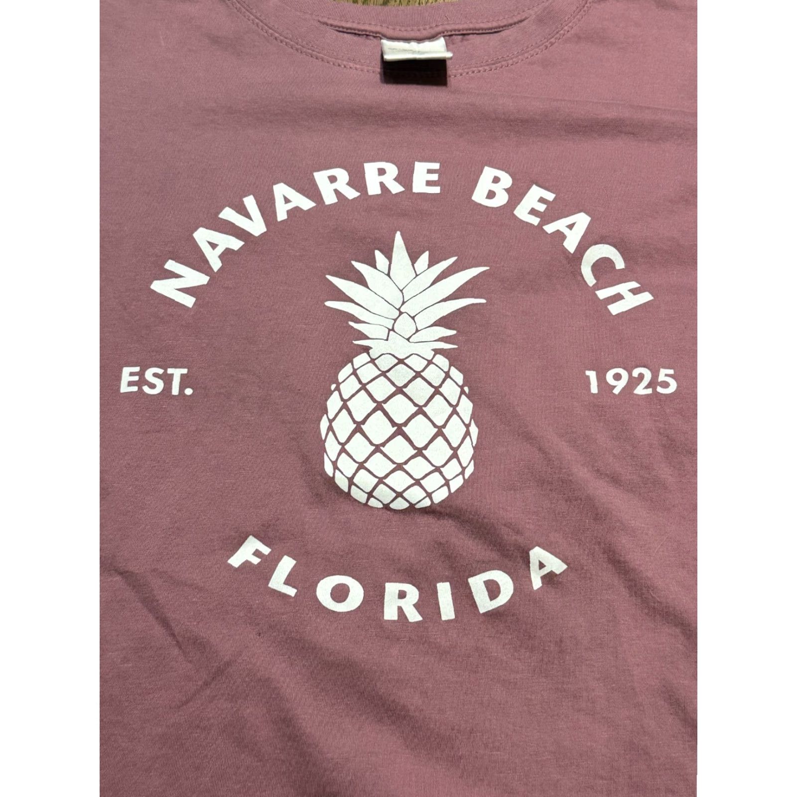 Vintage Spicy Tuna Shirt Women's XL Mauve White Long Sleeve T-Shirt Navarre Beach Florida Size XL / US 12-14 / IT 48-50 - 5 Thumbnail