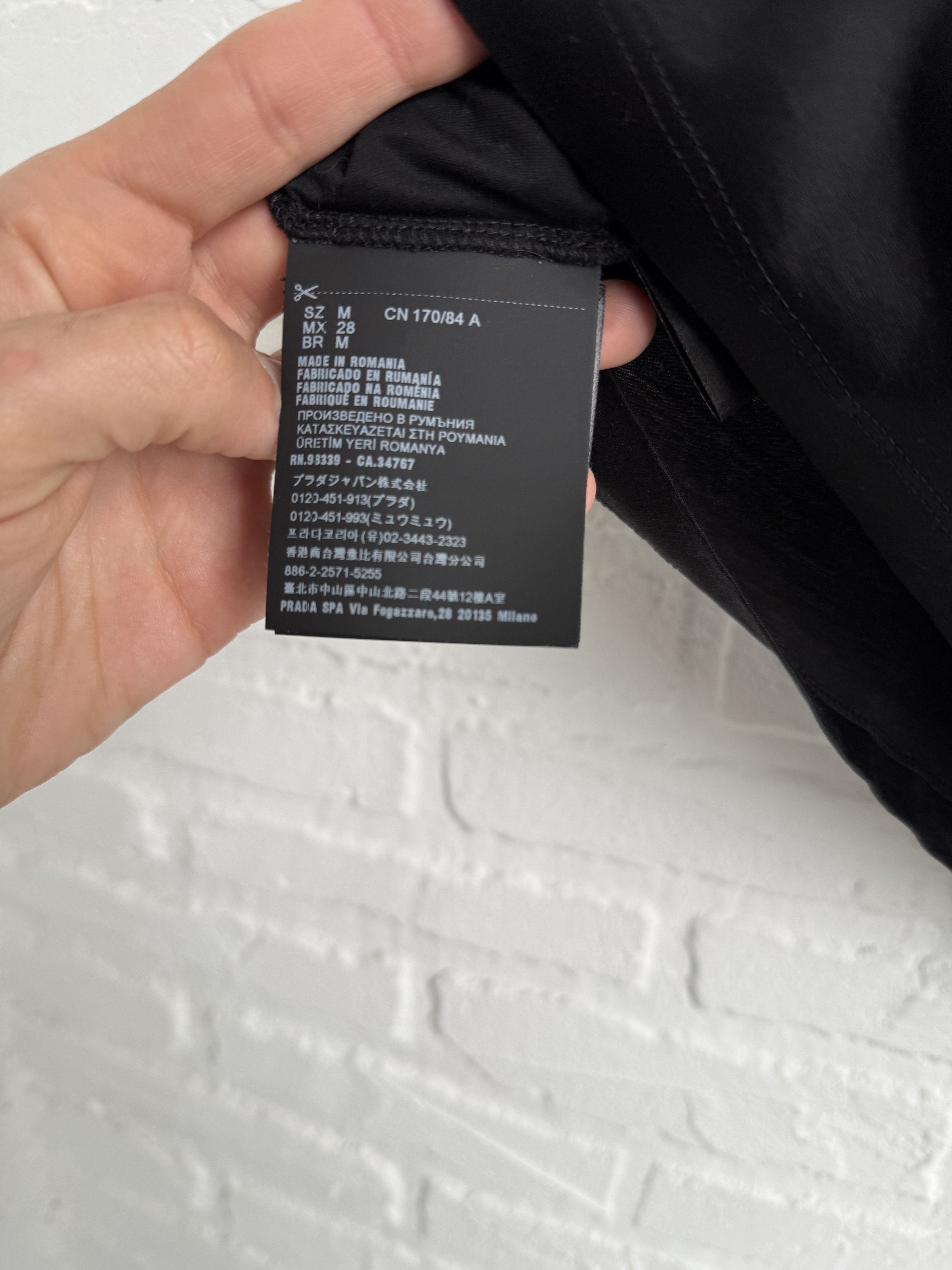 Prada Prada black t-shirt Size M / US 6-8 / IT 42-44 - 5 Thumbnail