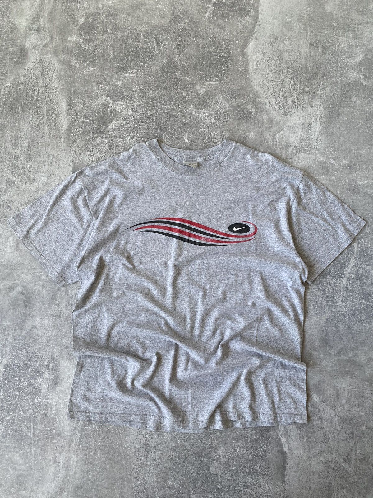 Nike × Vintage Vintage Nike Swoosh T-shirt Size US XXL / EU 58 / 5 - 1 Thumbnail