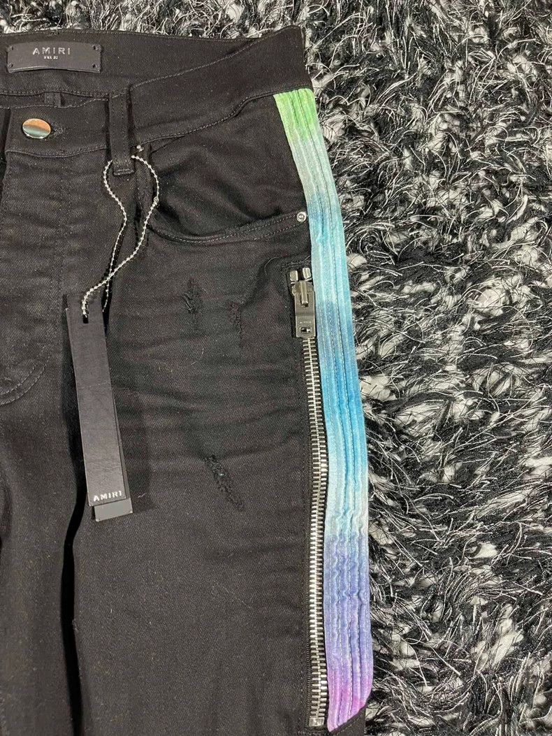 Amiri Amiri Watercolor Half Track Jean Size US 30 / EU 46 - 3 Thumbnail