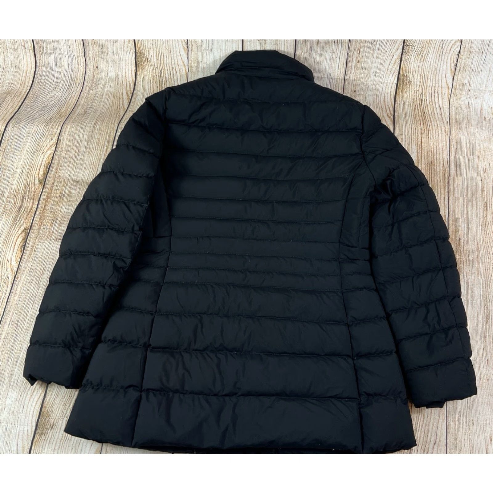 Massimo Dutti Women’s Massimo Dutti Jacket Hooded Lined Down Black Size L Regular Womens Size L / US 10 / IT 46 - 2 Thumbnail