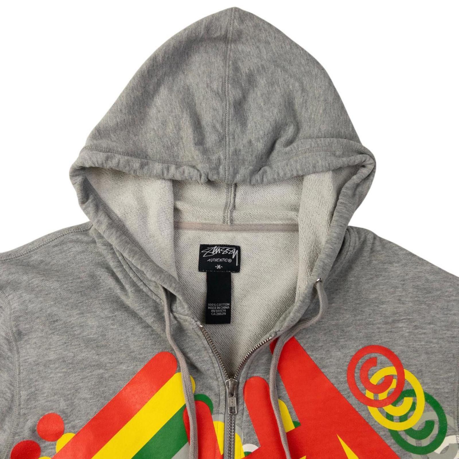Stussy Vintage Stussy Zip Up Graphic Hoodie Size M Size US M / EU 48-50 / 2 - 3 Thumbnail