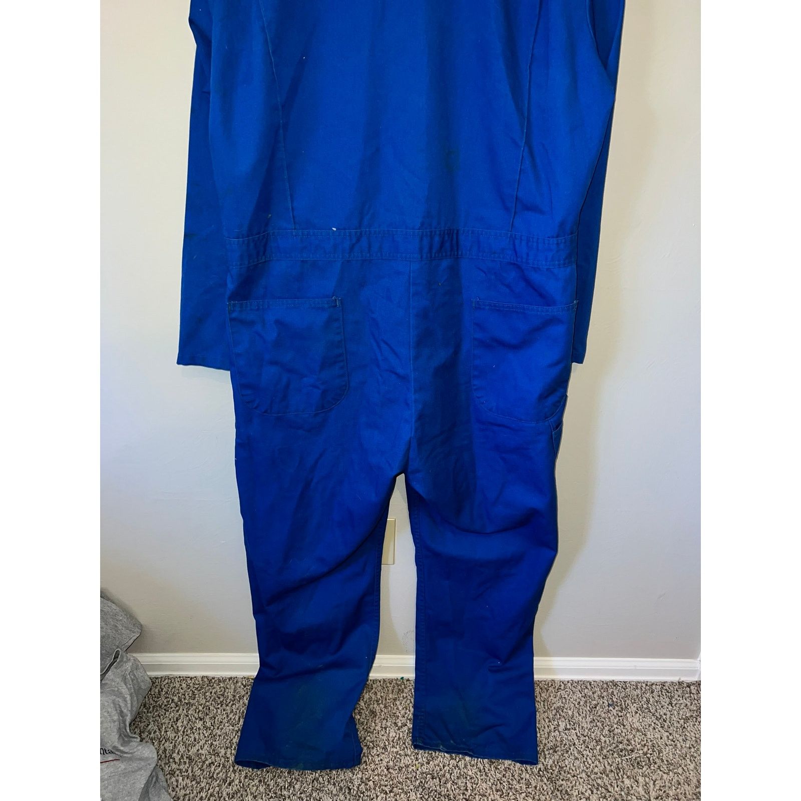 Vintage Wear Guard Lee's Plumbing Blue Work Coverall Overall Talon Size US XL / EU 56 / 4 - 13 Thumbnail