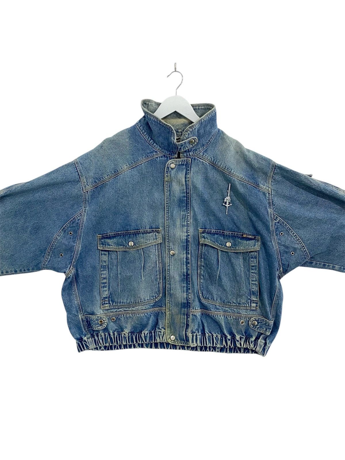 Vintage Vintage Paddocks Jean Bomber Jacket Size US S / EU 44-46 / 1 - 1 Thumbnail