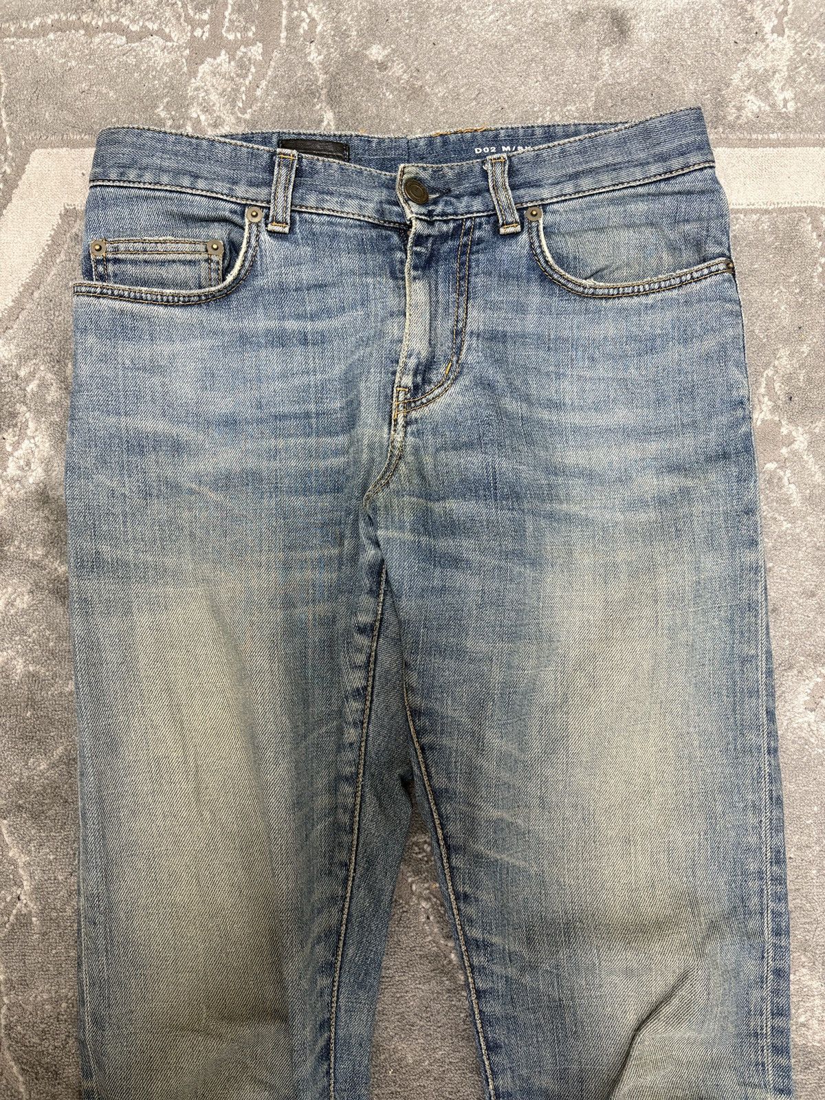 Saint Laurent Paris Saint Laurent Paris Hedi Slimane D02 Jeans Size US 29 - 2 Thumbnail