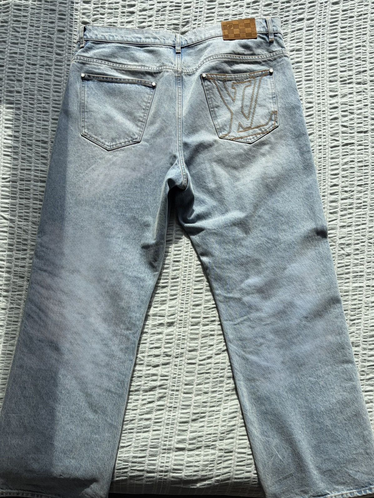 Louis Vuitton Louis Vuitton Staples Edition Denim Skate Fit (38) Size US 38 / EU 54 - 2 Thumbnail