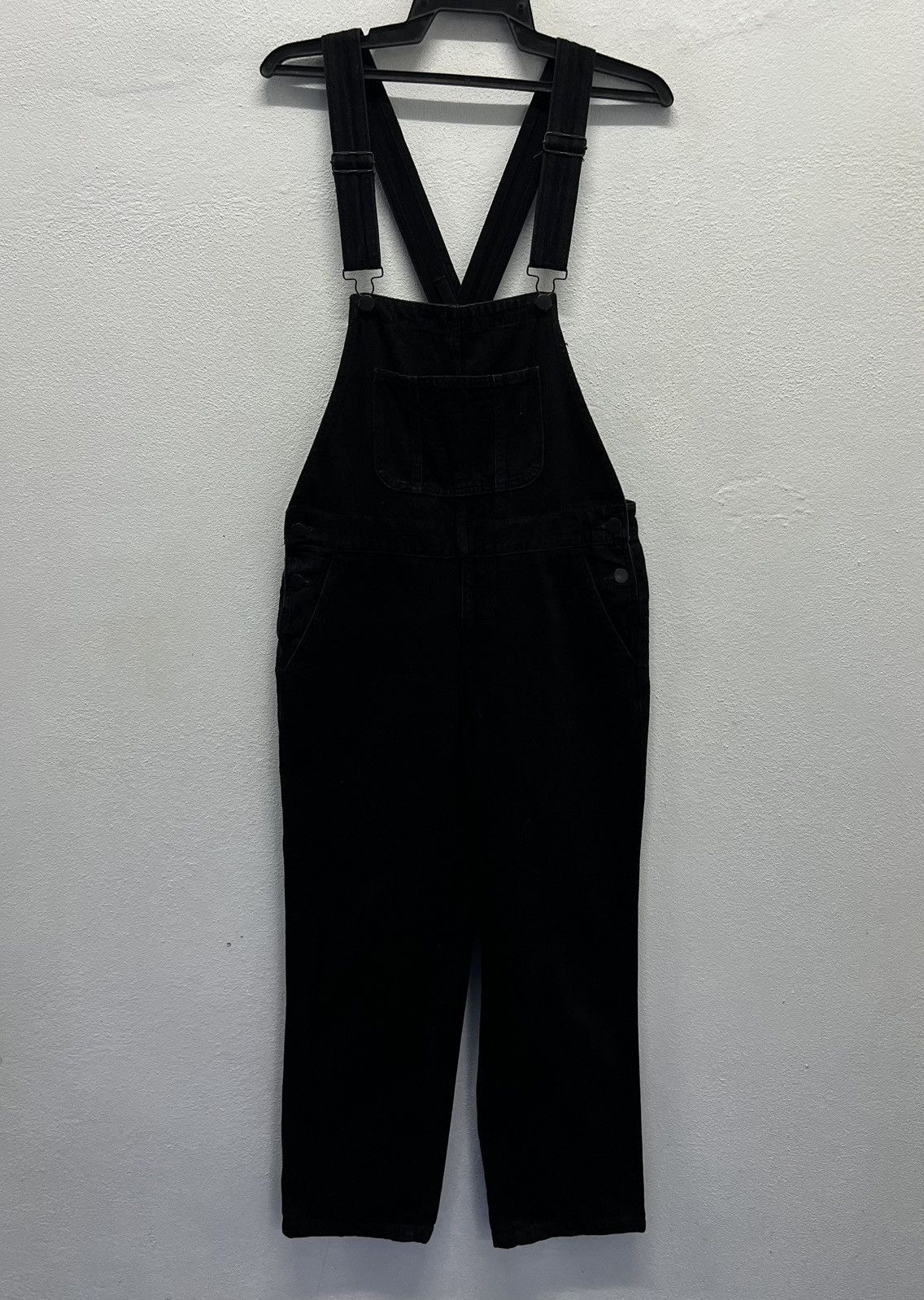 GU × Japanese Brand × Vintage GU Black Cotton Overalls (Size L) Size US 34 / EU 50 - 1 Thumbnail
