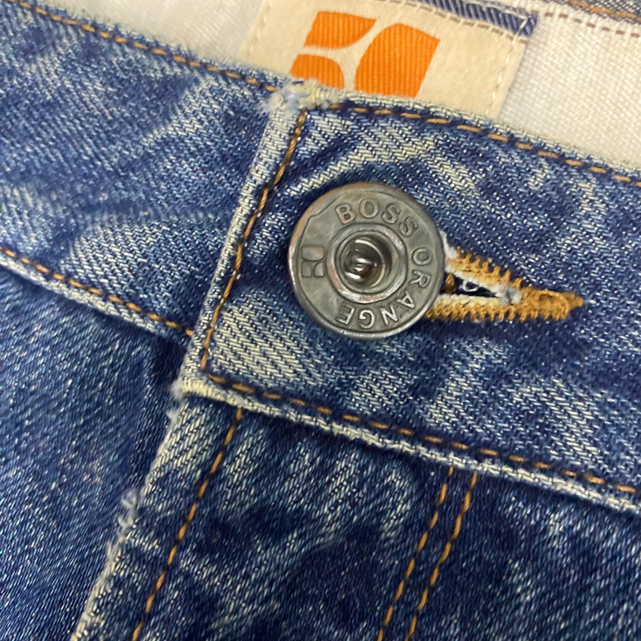 Hugo Boss 💥Best Offer💥Vintage Hugo Boss Orange Distressed Denim Size US 34 / EU 50 - 13 Thumbnail