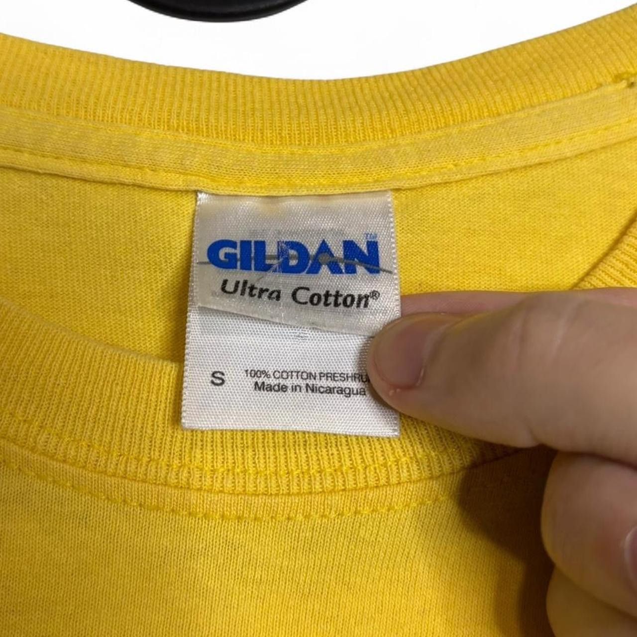 Gildan Vintage Contra Konami Code Yellow Graphic Tee - S Size US S / EU 44-46 / 1 - 4 Thumbnail