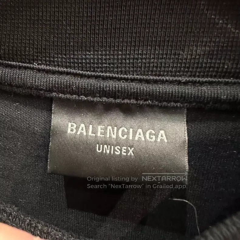 Balenciaga Balenciaga Bitcoin Black Distressed Mud Dyeing Logo Short Size US S / EU 44-46 / 1 - 3 Thumbnail