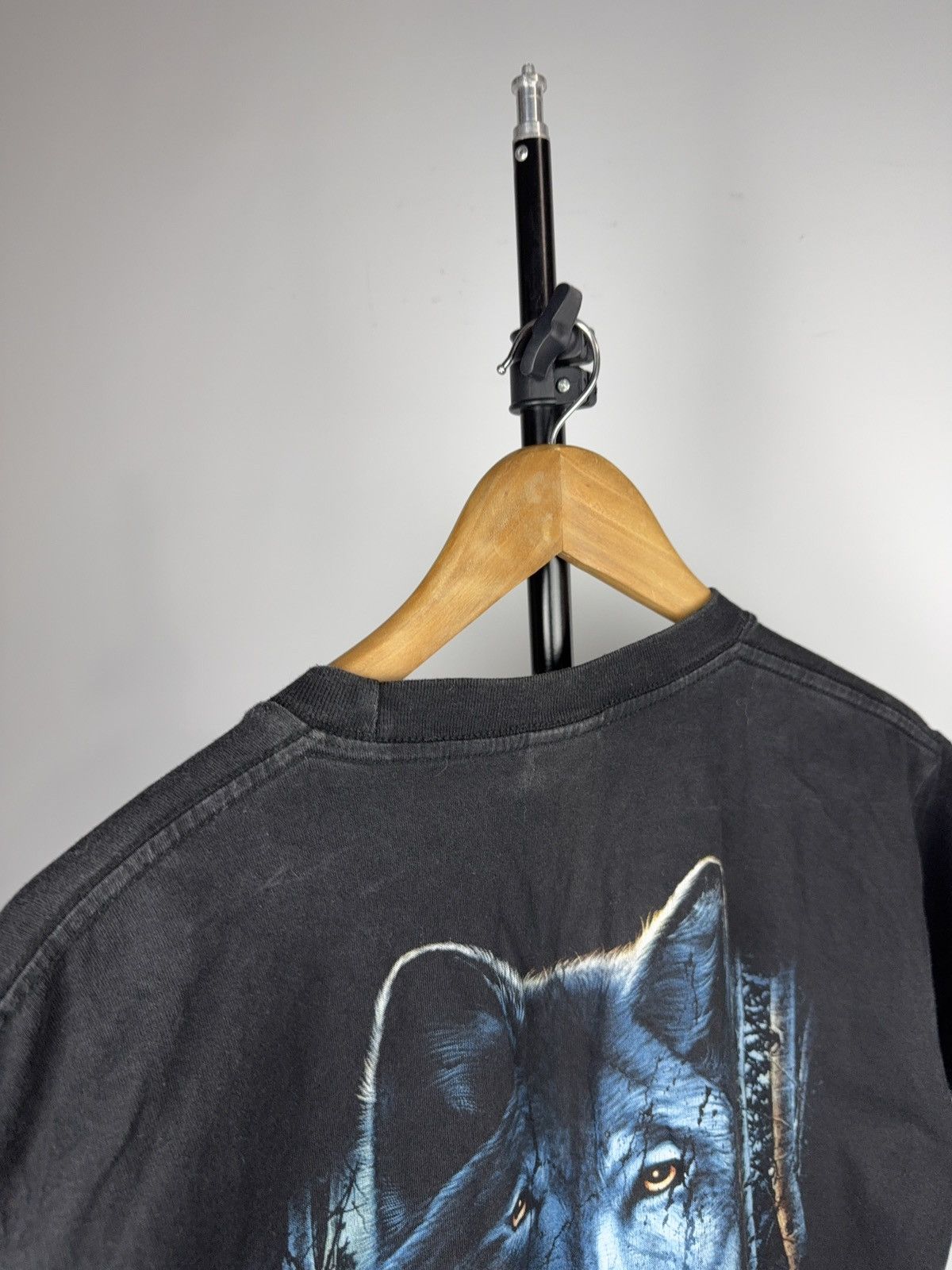Vintage 90s Retro Vintage Wolf Graphic T-Shirt Native American Art Size US M / EU 48-50 / 2 - 14 Thumbnail