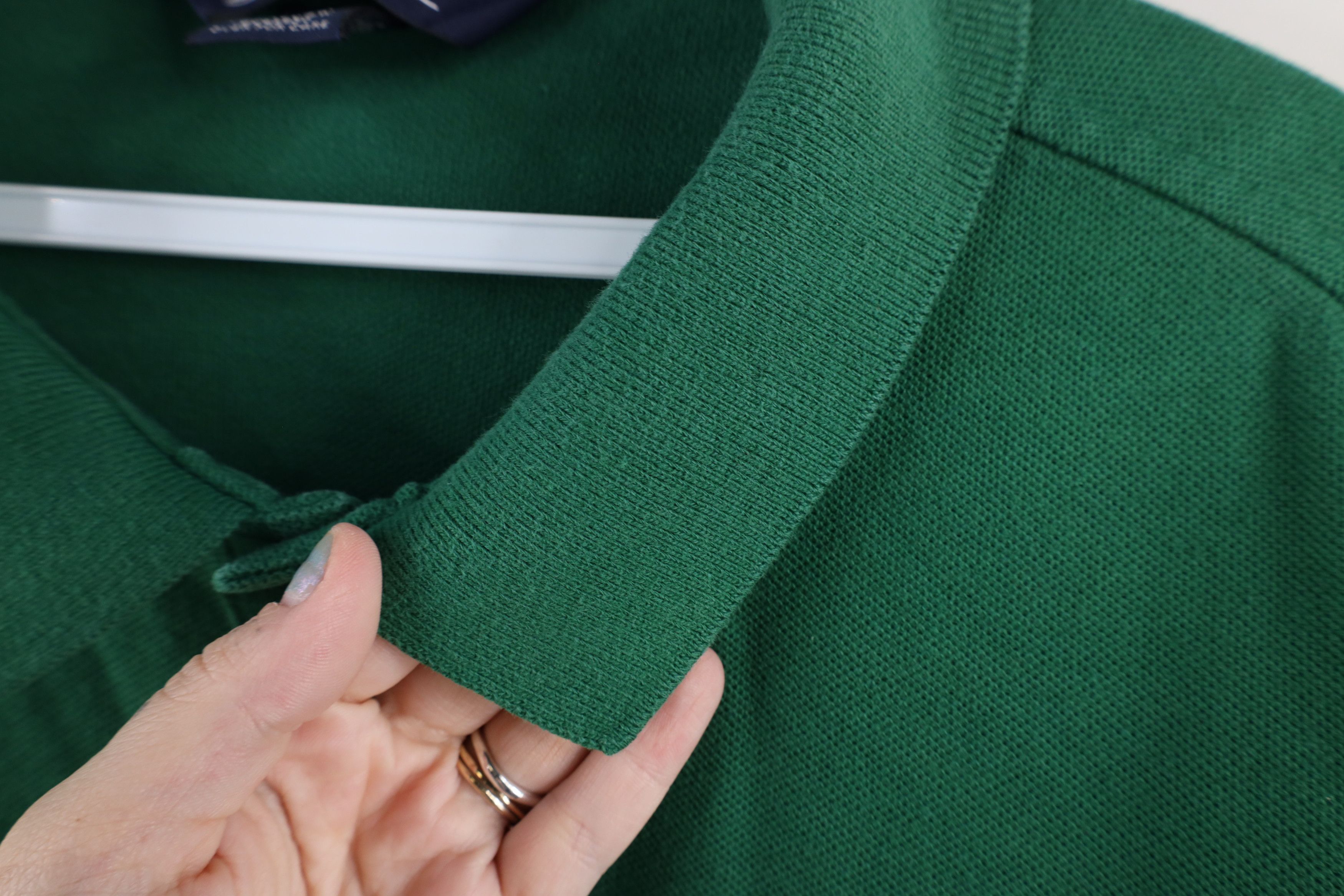 Lands' End × Vintage Vintage 90s Lands End Collared Golf Polo Shirt Green USA Size US XL / EU 56 / 4 - 6 Thumbnail