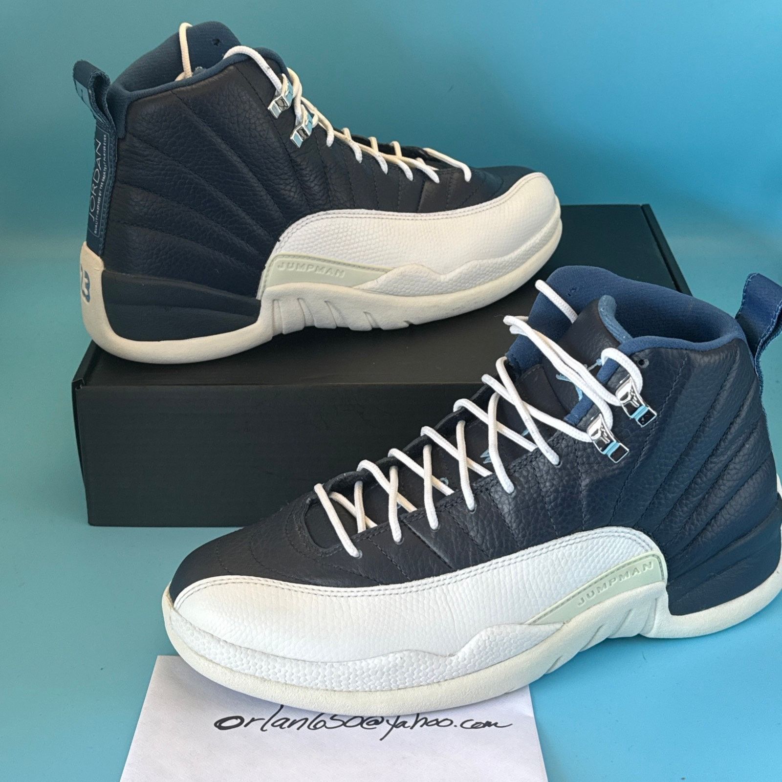 Jordan Brand Air Jordan 12 Retro 'Obsidian' 2012 sz m8.5 Size US 8.5 / EU 41-42 - 4 Thumbnail