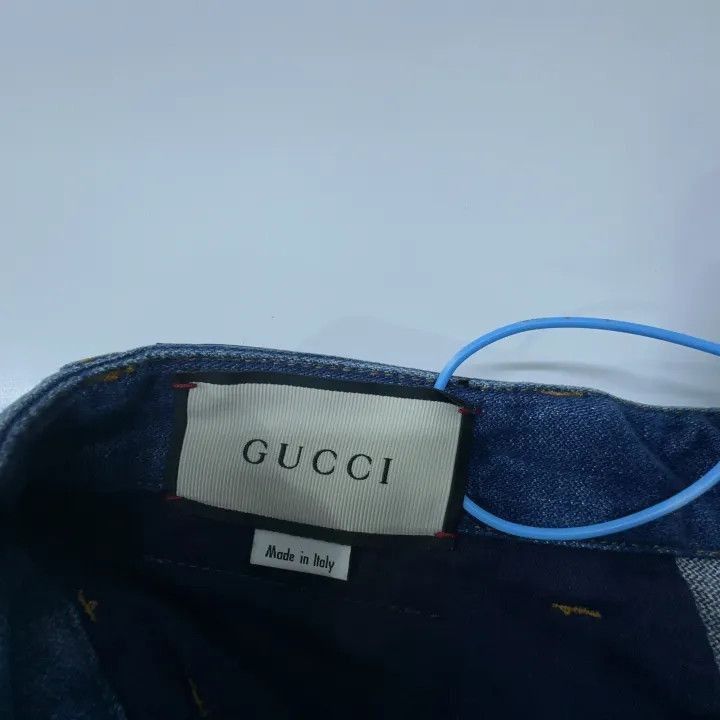 Gucci Gucci Gucci Loose Fit Wide-Leg Denim Pants -2506 Size US 40 / EU 56 - 1 Thumbnail