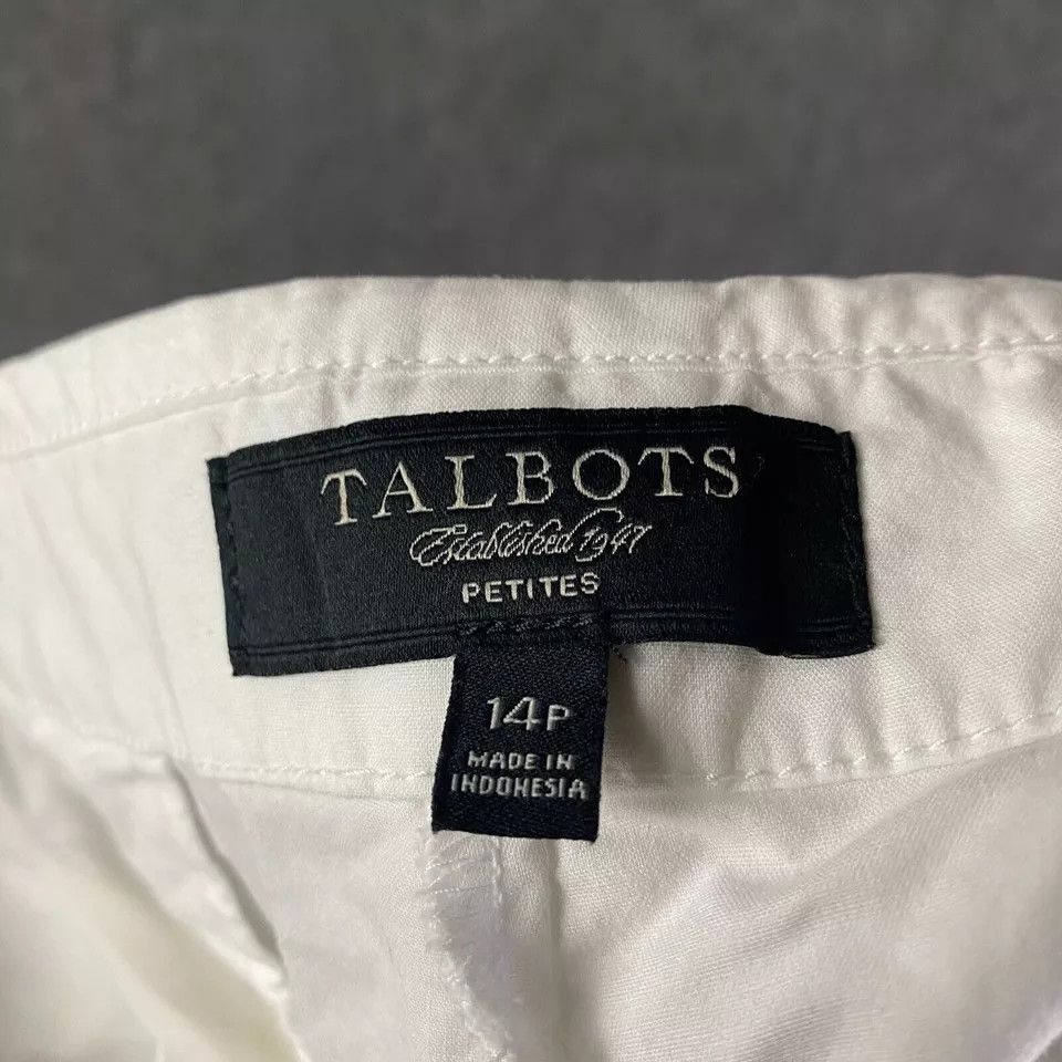 Talbots Talbots Shorts Women's Size 14P Chino Petites White Cotton Size 36" / US 14 / IT 50 - 5 Thumbnail