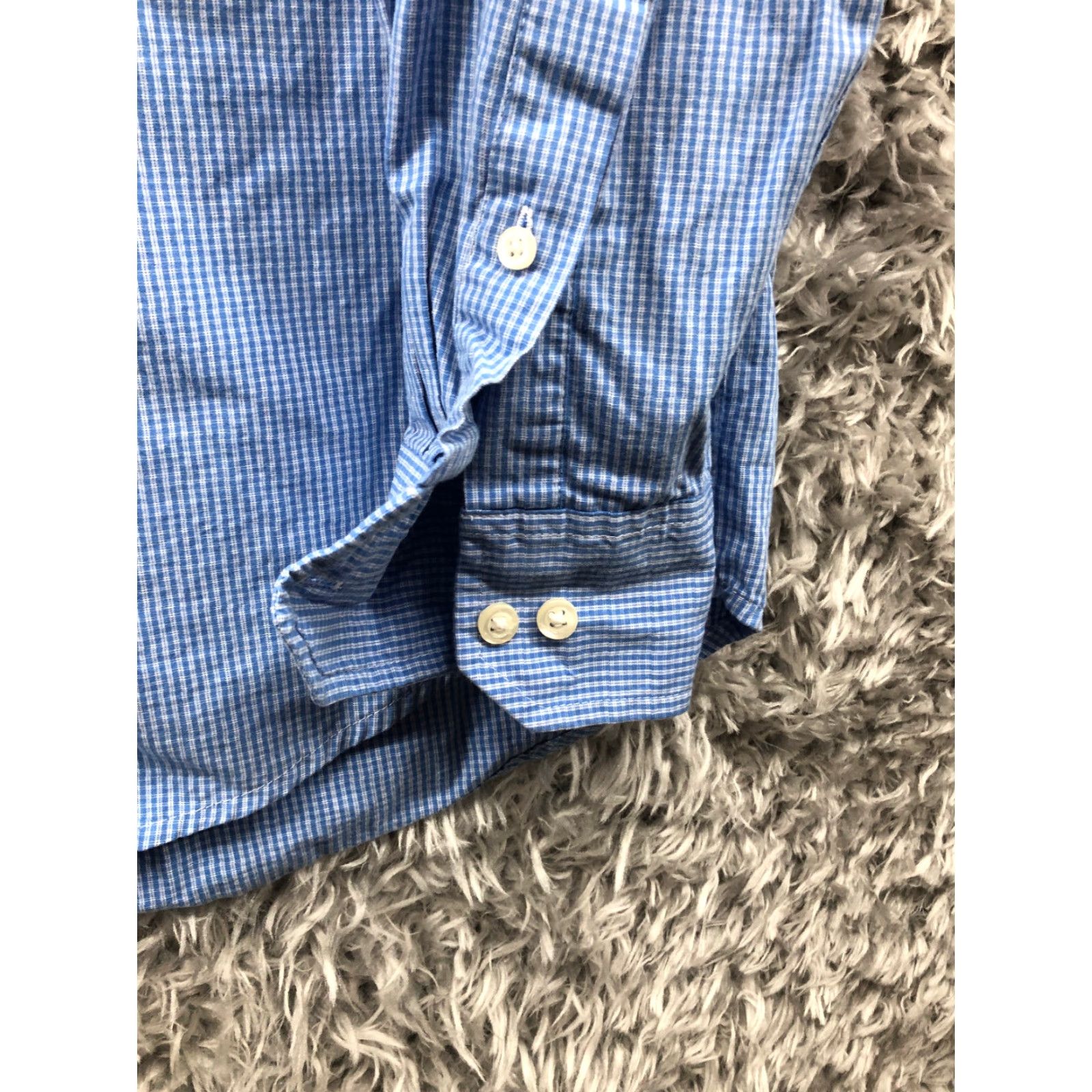 Izod IZOD Shirt Blue Plaid Long Sleeve Button-Down Collar Mens Small Casual, Business, Travel Size US S / EU 44-46 / 1 - 3 Thumbnail