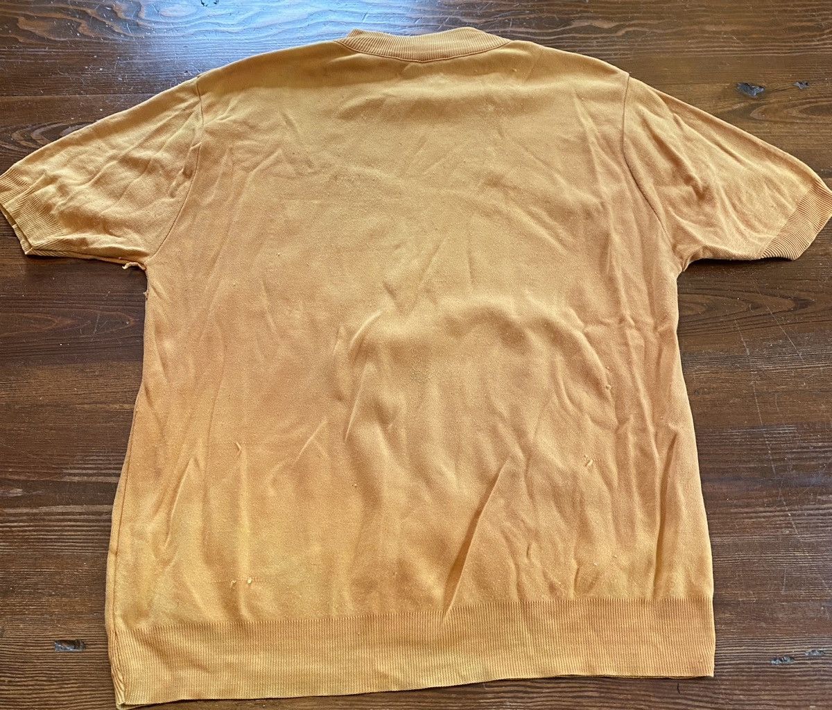 Retrofit × Van Heusen × Vintage Vintage 60’s Van Heusen Mod Mock Neck Poly Ringer Tee Shirt Size US M / EU 48-50 / 2 - 12 Thumbnail
