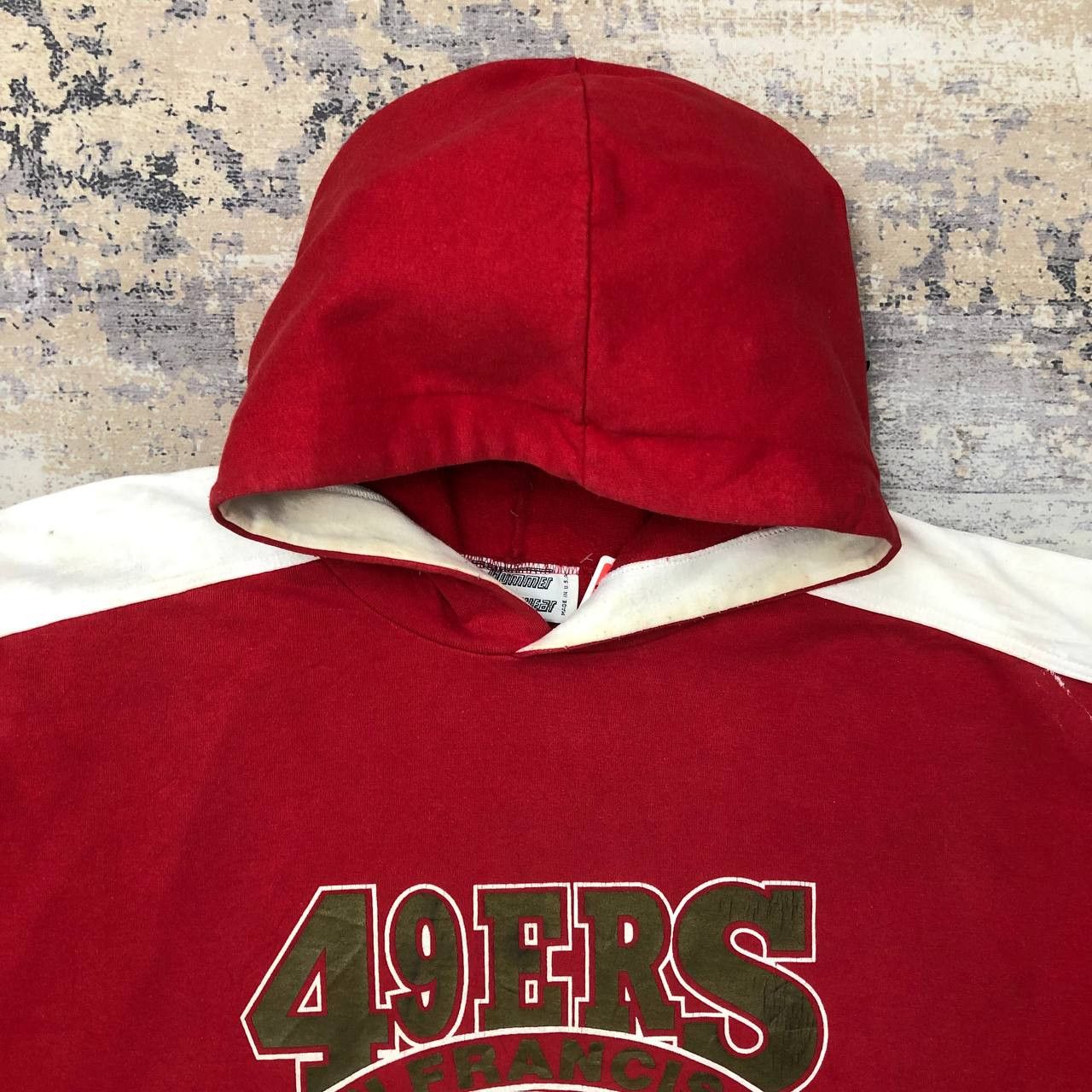 Japanese Brand × Vintage Y414 VTG 90s 49ERS SAN FRANCISCO NFL HOODIE Size US XL / EU 56 / 4 - 4 Thumbnail