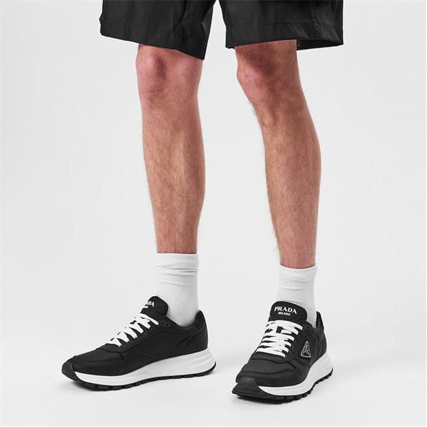 Prada Men'S Triangle Logo Re-Nylon Trainers Size US 9 / EU 42 - 2 Thumbnail