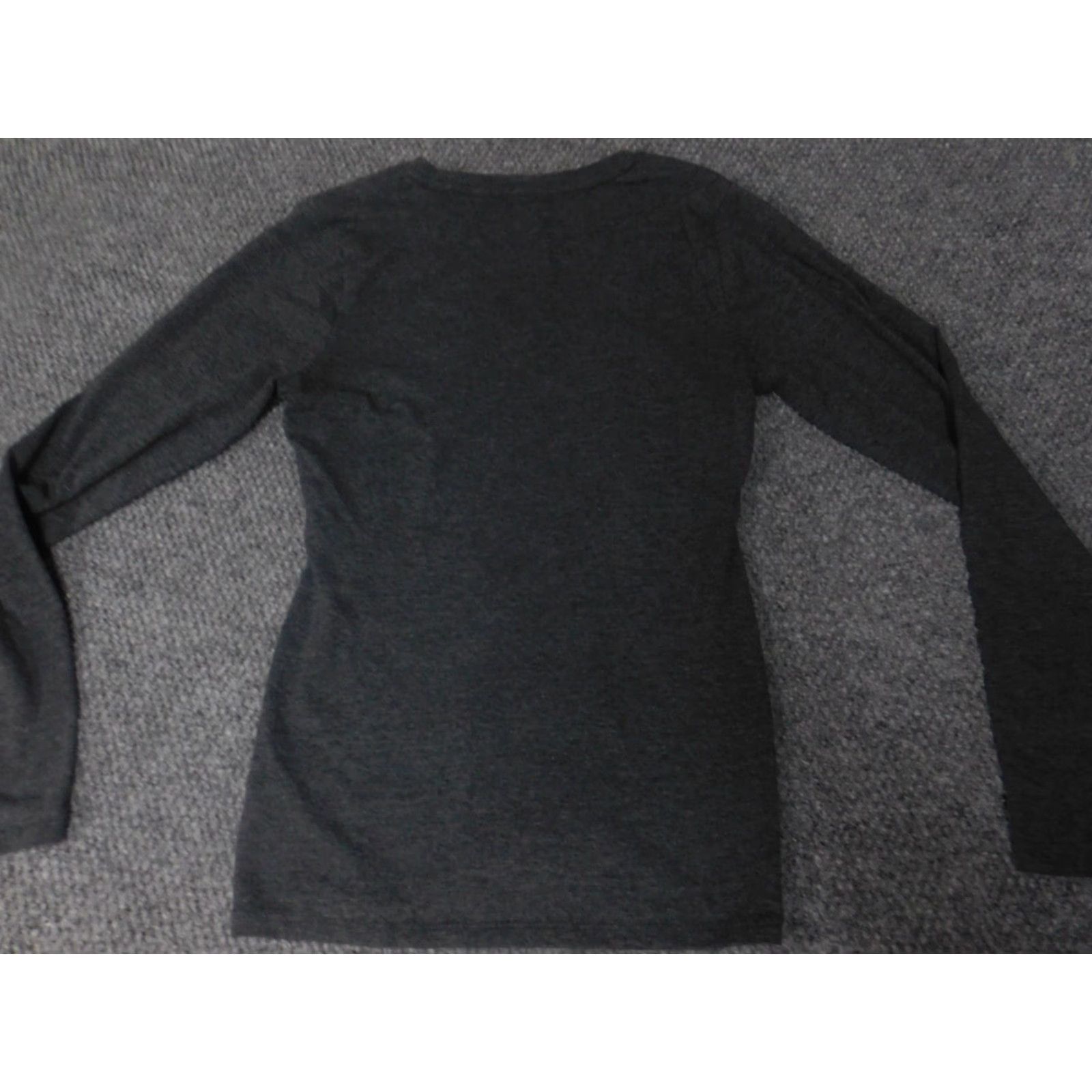 Vintage Dodo Blouse Shirt Women L Gray Cotton Stretch Pullover Casual Long Sleeve Collared Button Regular Basic Classic Vintage No Size L / US 10 / IT 46 - 7 Thumbnail