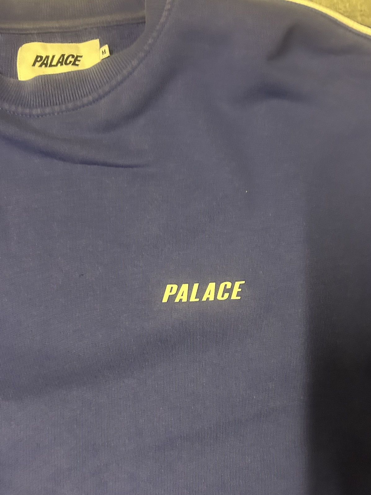 Palace Palace Jumbo Drop Crew Sweatshirt Blue - Size M Size US M / EU 48-50 / 2 - 8 Thumbnail