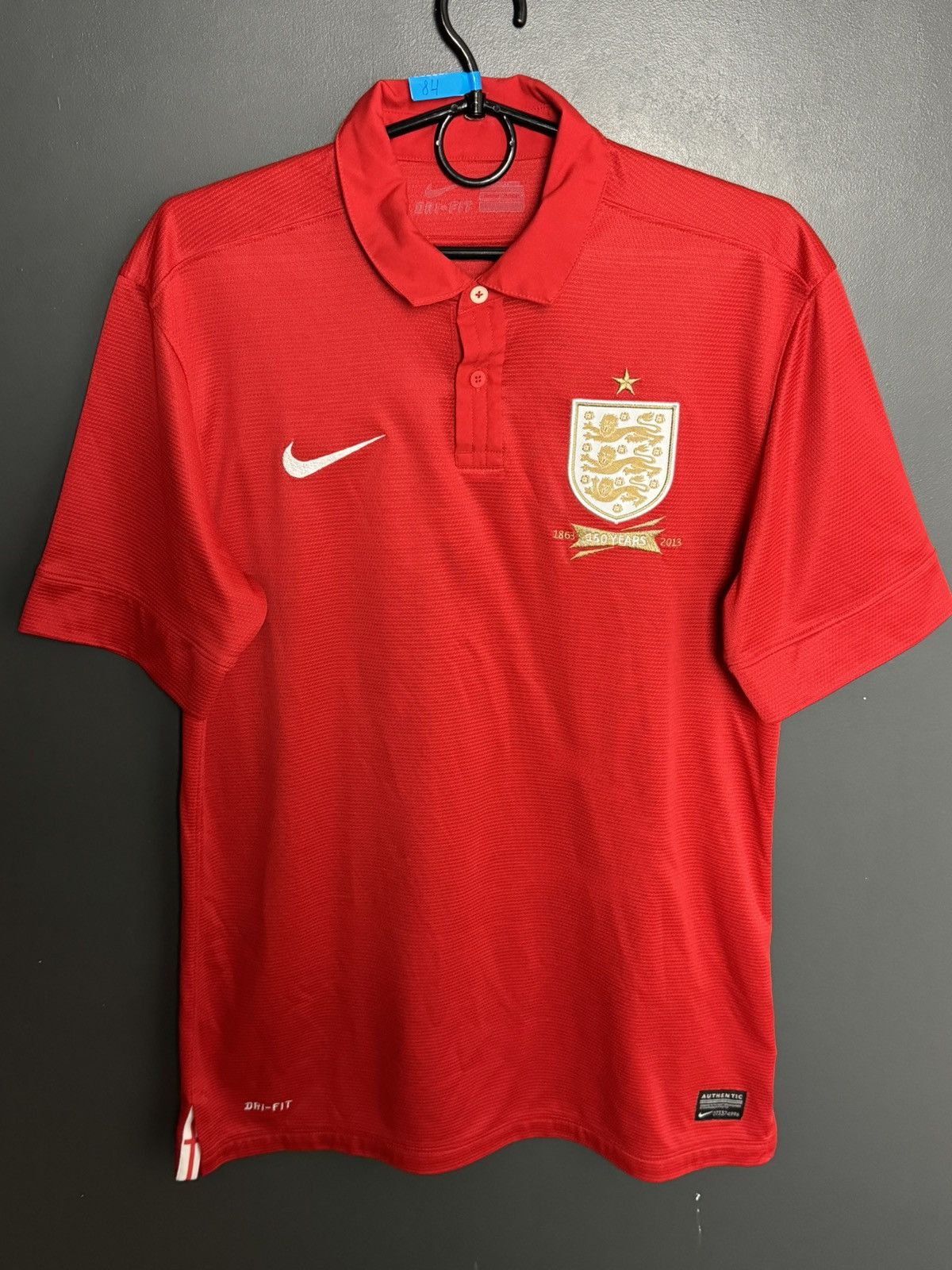 Nike England National Team 13/14 Away Football Soccer Jersey Size US M / EU 48-50 / 2 - 1 Thumbnail
