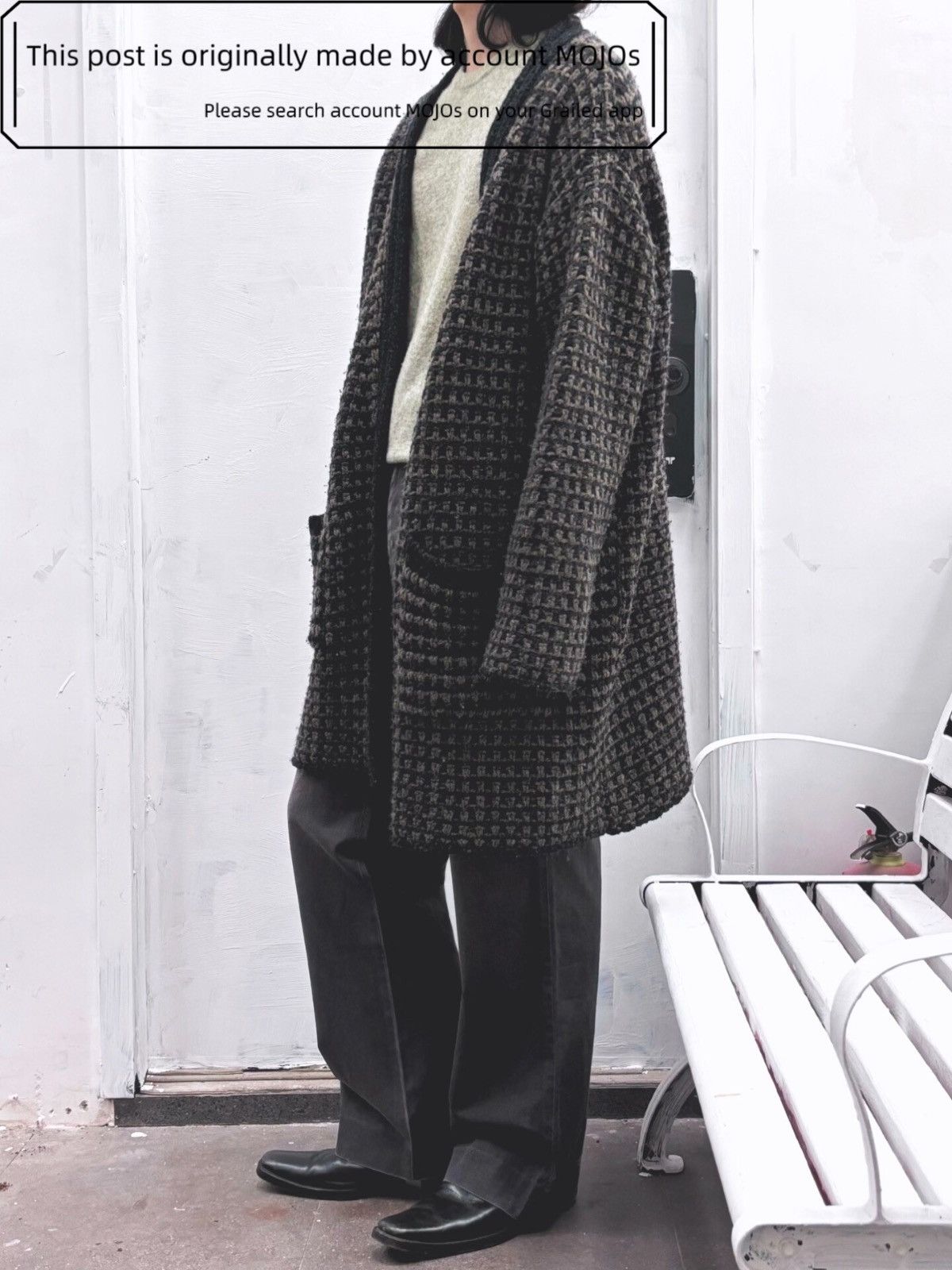 Sz L Dries Van Noten 00S Heavy Kimono Coat mojos325