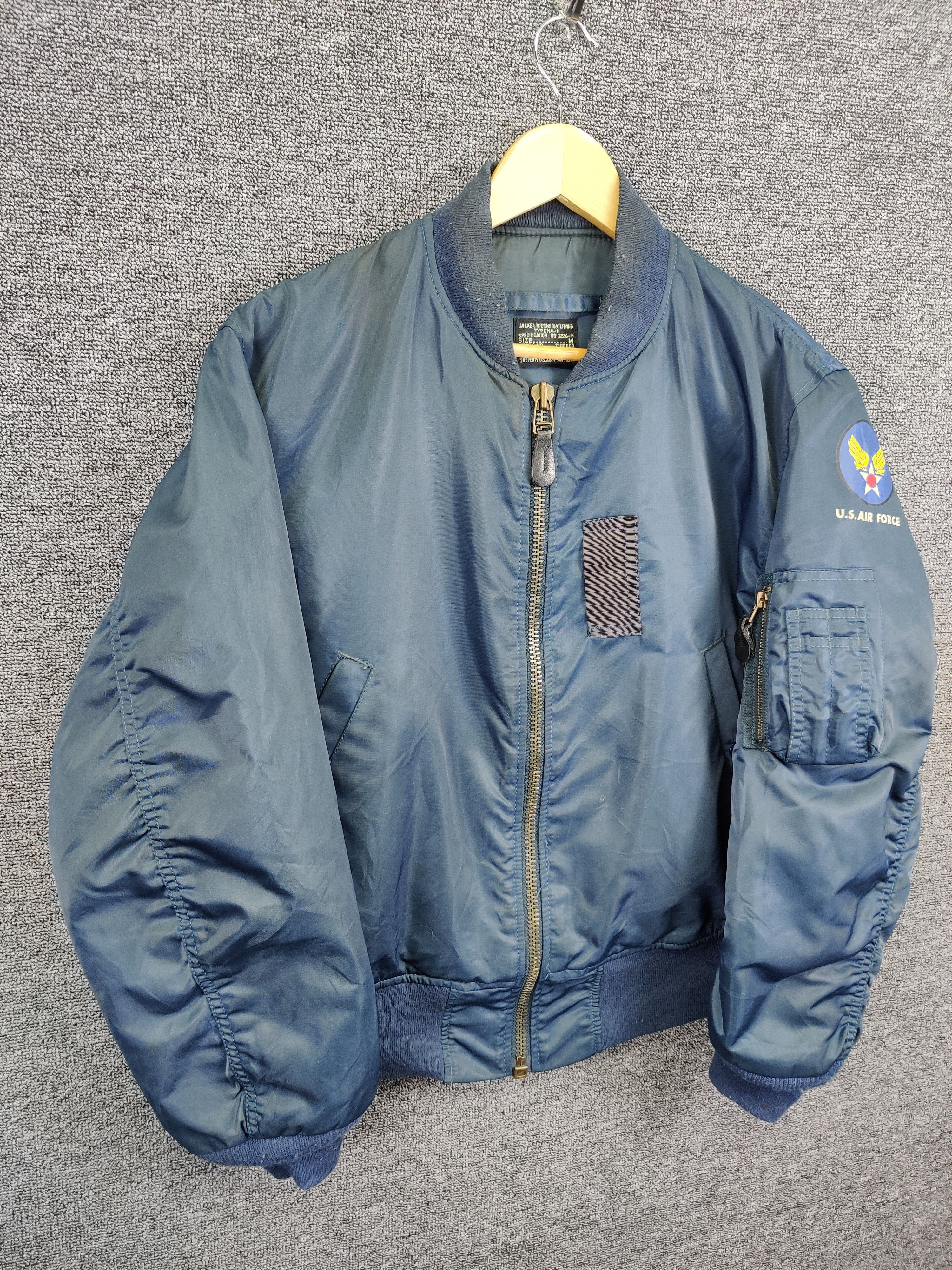 Vintage Vintage Fancy Ball Us Air Force Ma-1 Bomber Flight Jacket Size US M / EU 48-50 / 2 - 5 Thumbnail