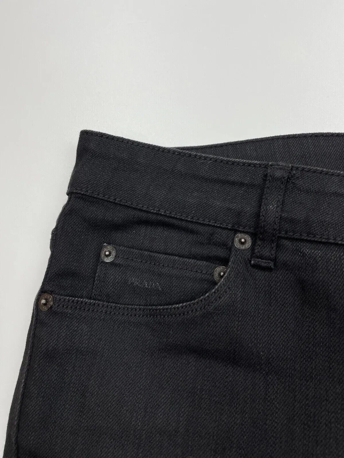Prada PRADA Mens Tapered Jeans Black Denim Classic Trousers Basic Size US 31 - 6 Thumbnail