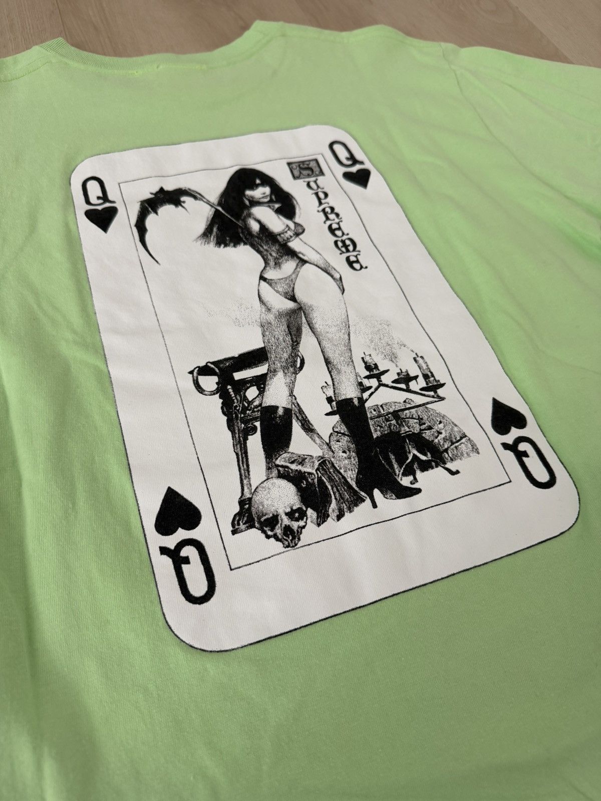 Supreme Supreme SS17 Vampirella Card Tee Light Green Size US L / EU 52-54 / 3 - 9 Thumbnail
