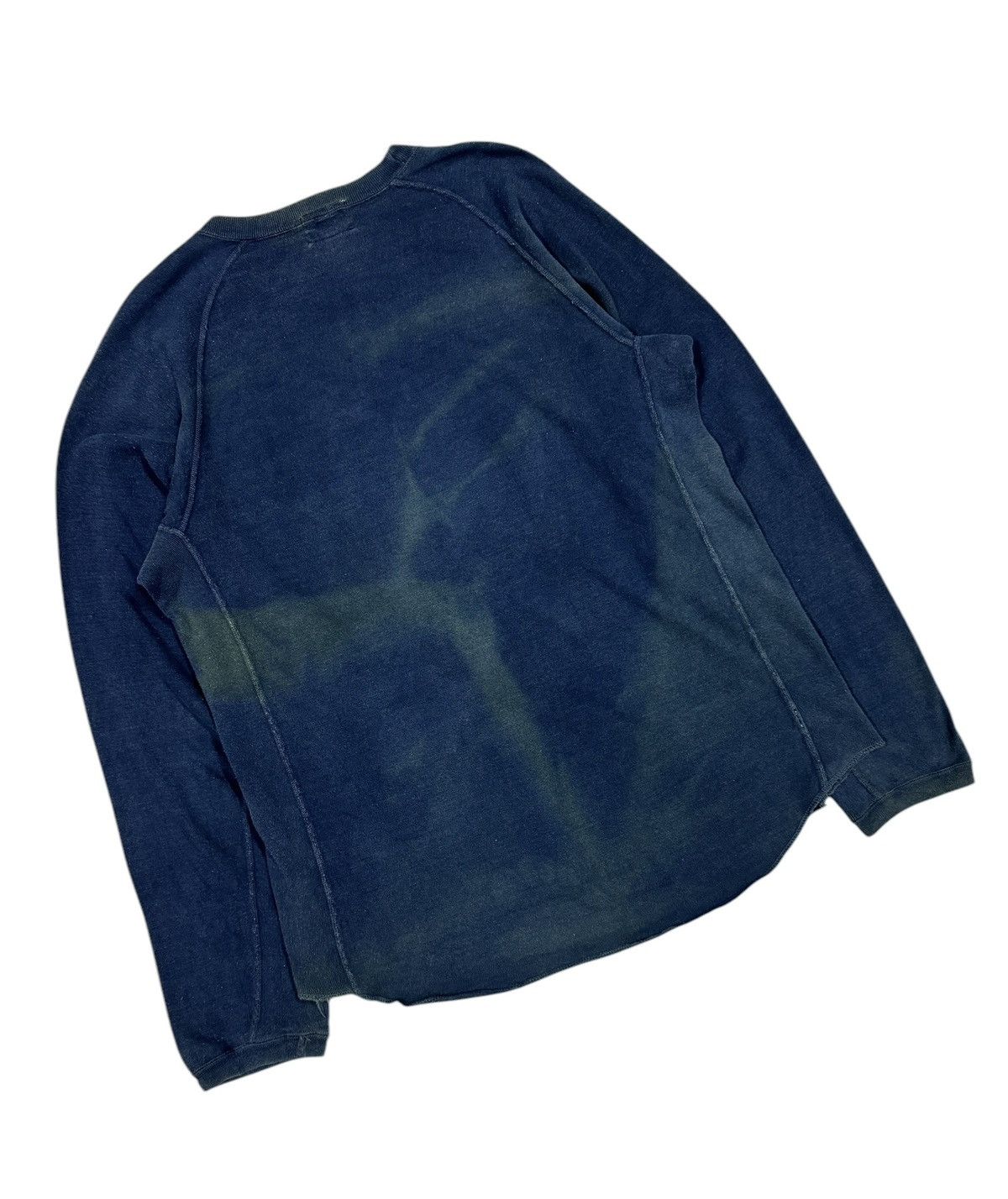 Pherrow's Storm Blue Pherrows Bros&Co Indigo Blue Sunfaded Sweatshirt Size US L / EU 52-54 / 3 - 10 Thumbnail