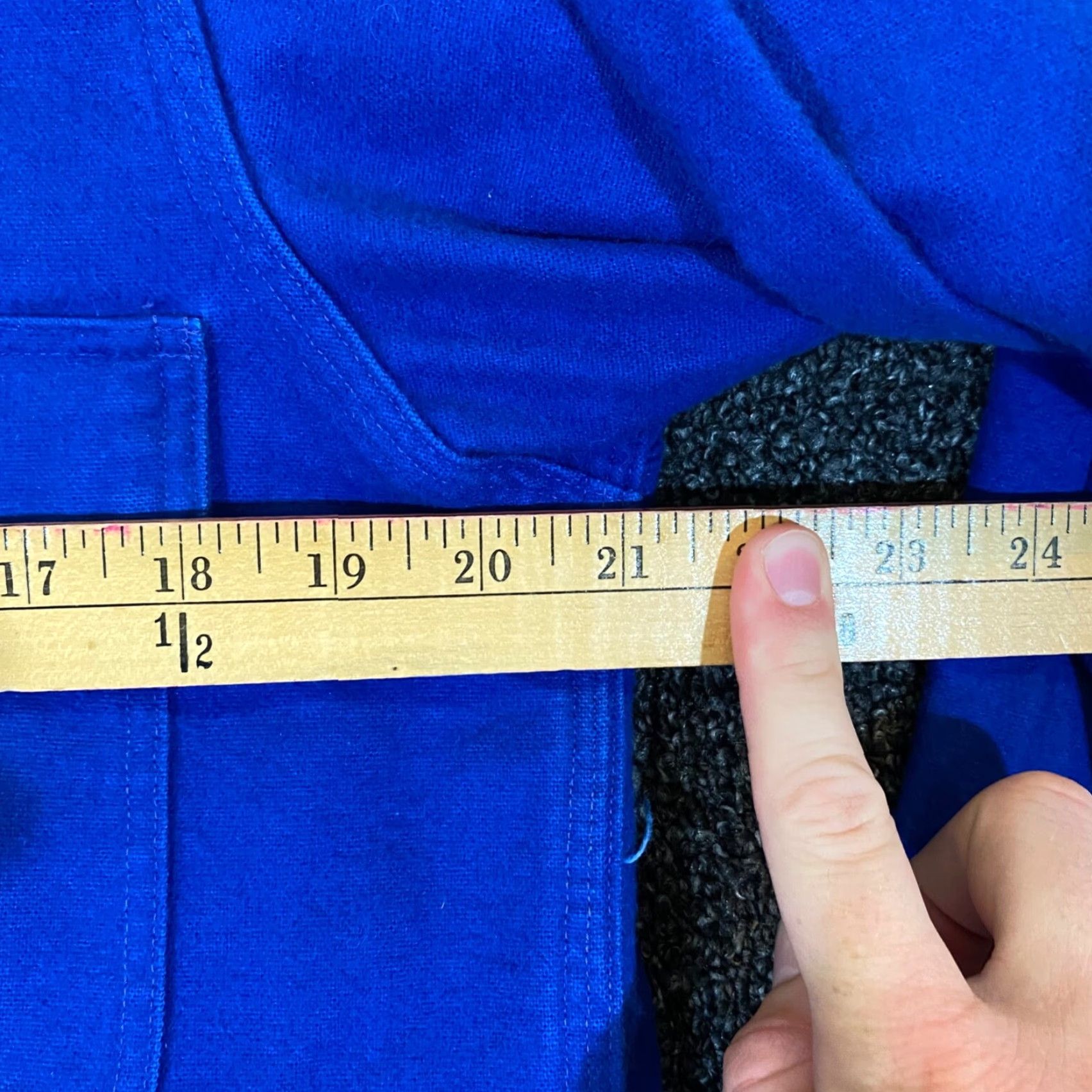 Carhartt VINTAGE Carhartt Shirt Mens M - L Blue Wool Acrylic Blend Button Up Outdoor Workwear Size US M / EU 48-50 / 2 - 7 Thumbnail