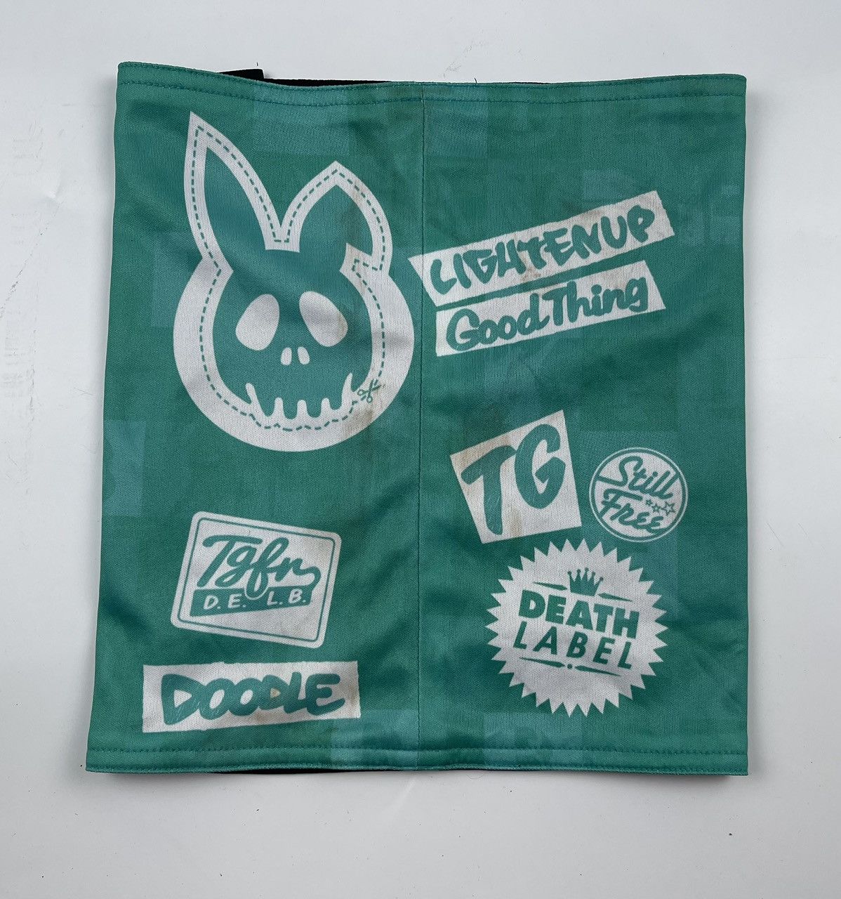 Japanese Brand death label neck gaiter tc20 Size ONE SIZE - 7 Thumbnail