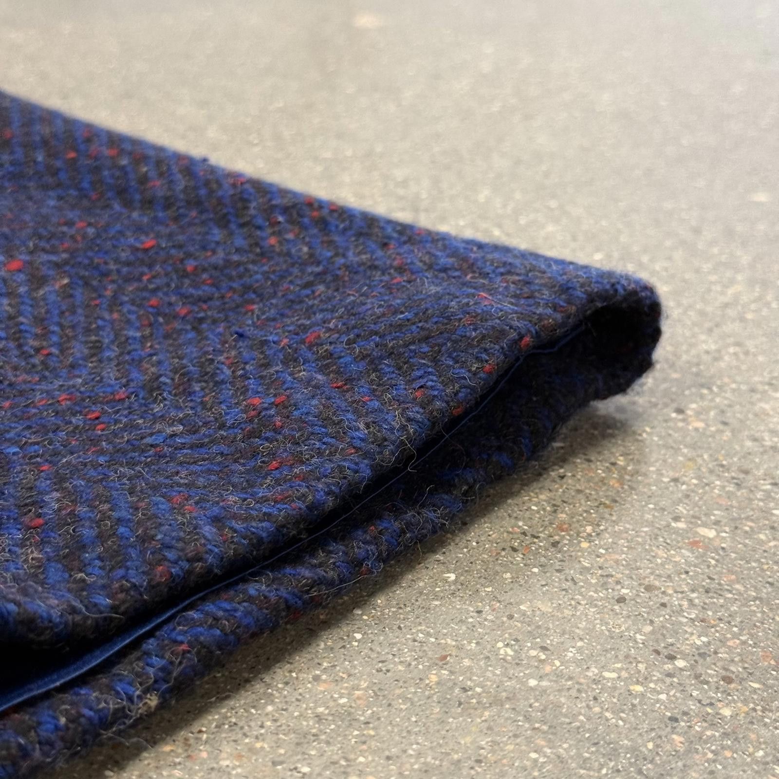 The Trilogy Tapes Vtg Trilogi Women's Long Herringbone Pea Coat Wool Tweed USA Size L / US 10 / IT 46 - 10 Thumbnail