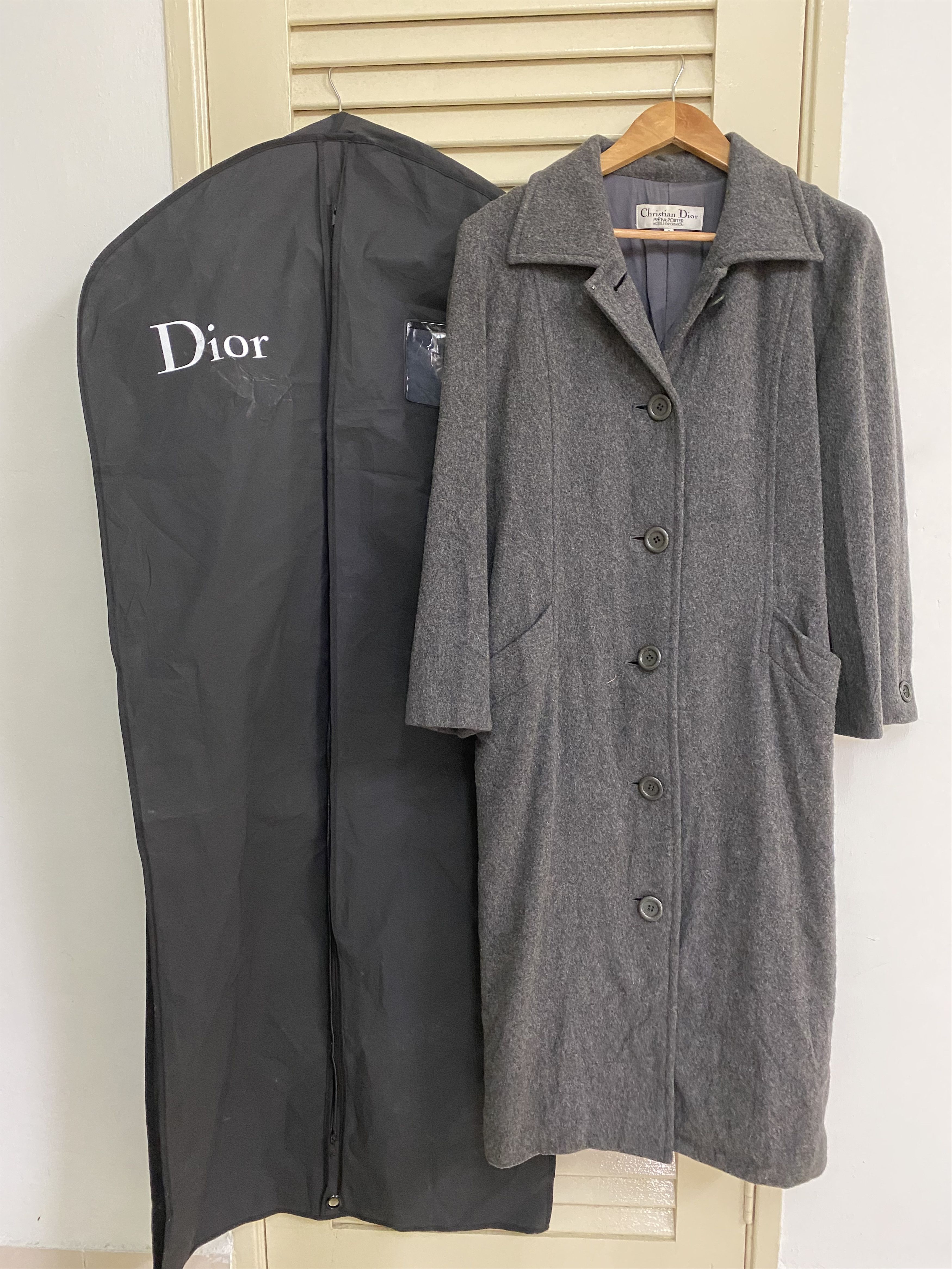 Dior FW Christian Dior Wool Trench Jacket Size US M / EU 48-50 / 2 - 1 Thumbnail
