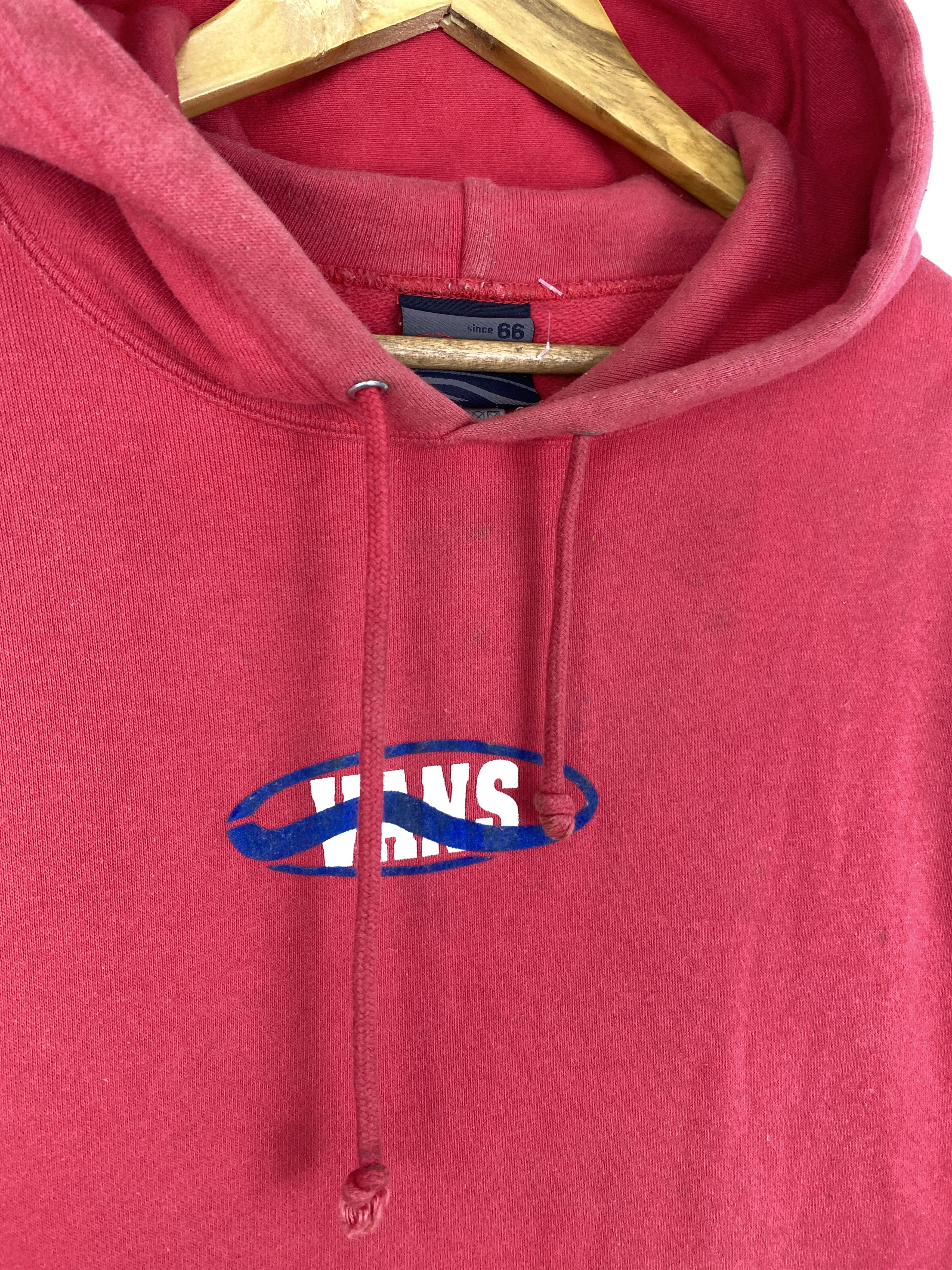 Vans Vintage Vans Central Logo Hoodie Pull Over SH0101 Size US L / EU 52-54 / 3 - 8 Thumbnail