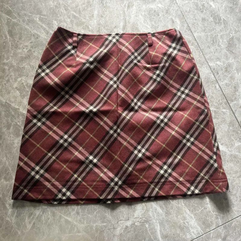 Burberry Burberry Color Block Wool Mini Skirt Size 23" - 1 Thumbnail
