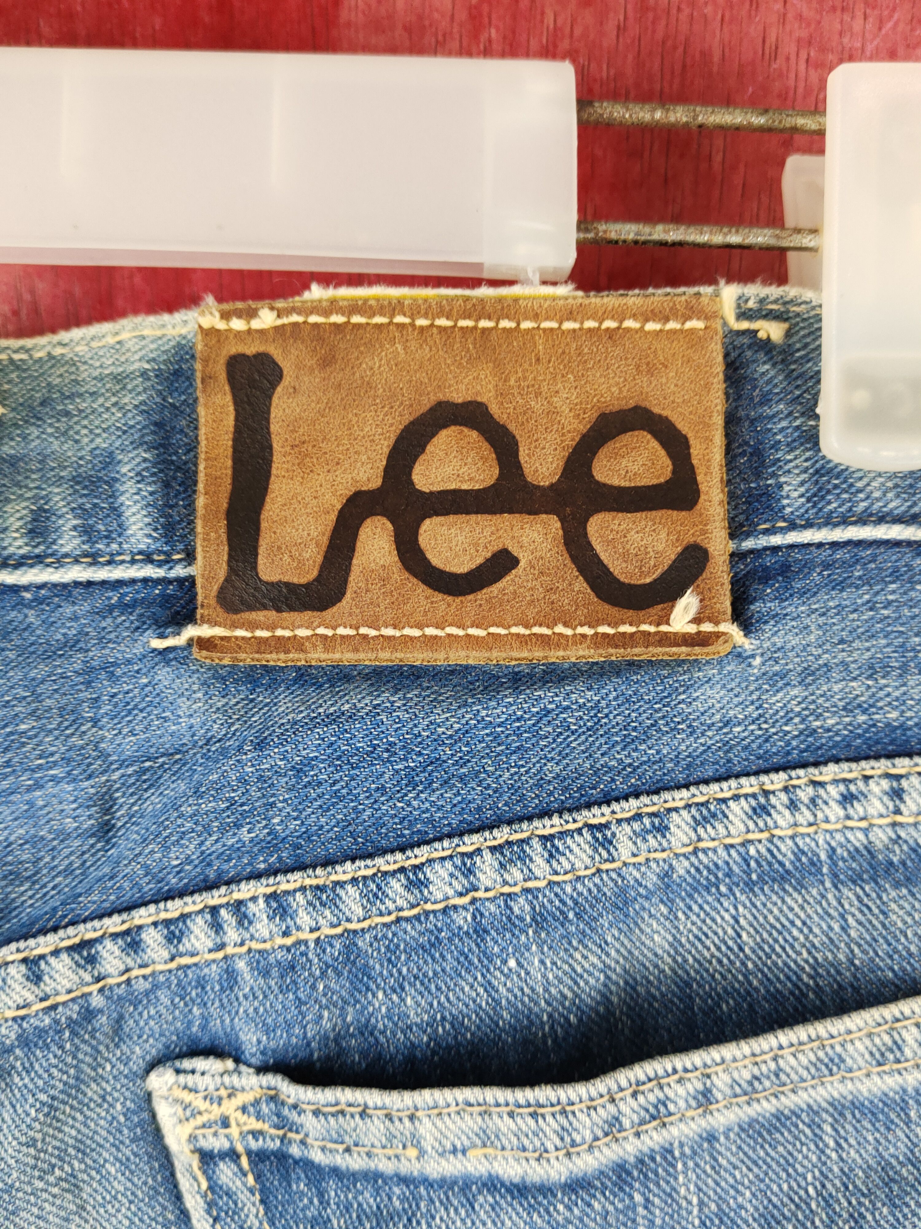 Japanese Brand Lee Blue Faded Distressed Ripped Jeans #S2237 Size US 30 / EU 46 - 10 Thumbnail