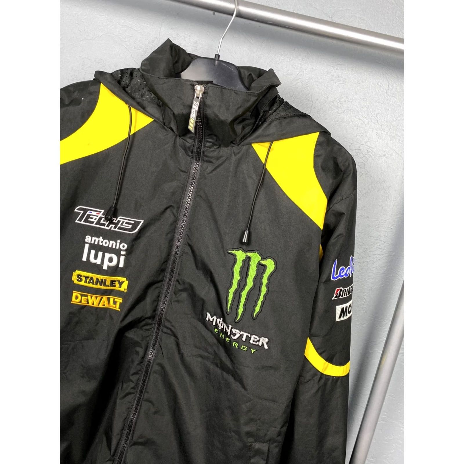 Vintage Monster Racing Vintage Mens Jacket M Black Nike? Size US M / EU 48-50 / 2 - 2 Thumbnail